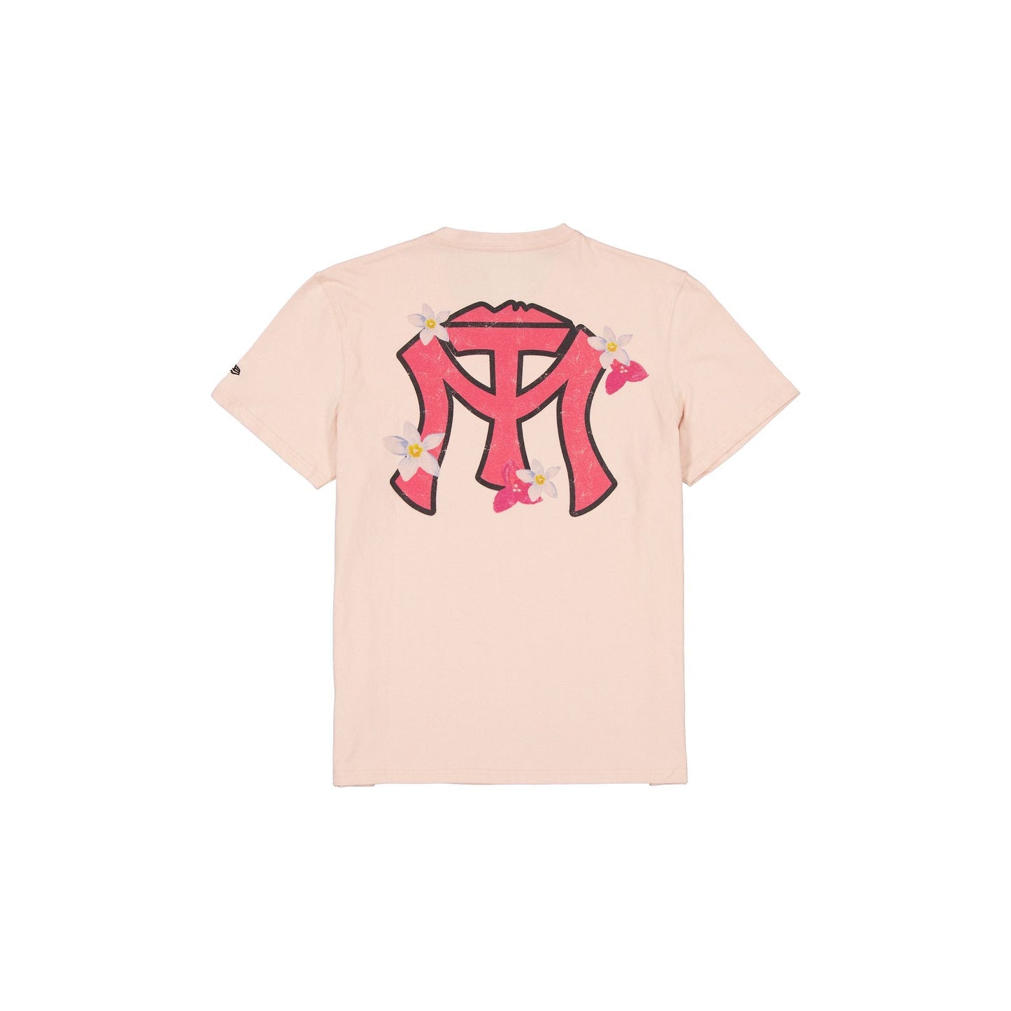 Sultanes de Monterrey Pale Pink Floral T-Shirt