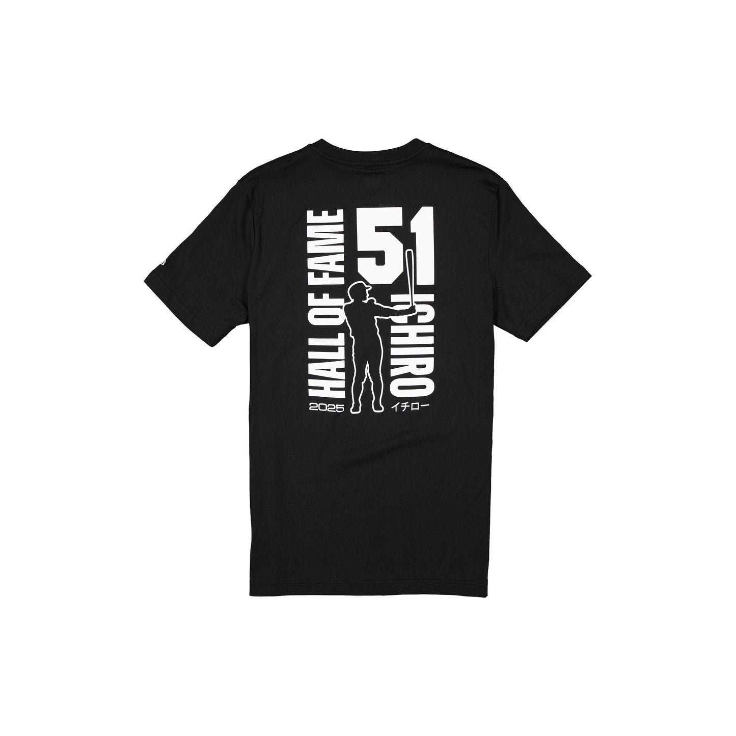 Seattle Mariners Hall of Fame 2025 Ichiro Suzuki Black T-Shirt