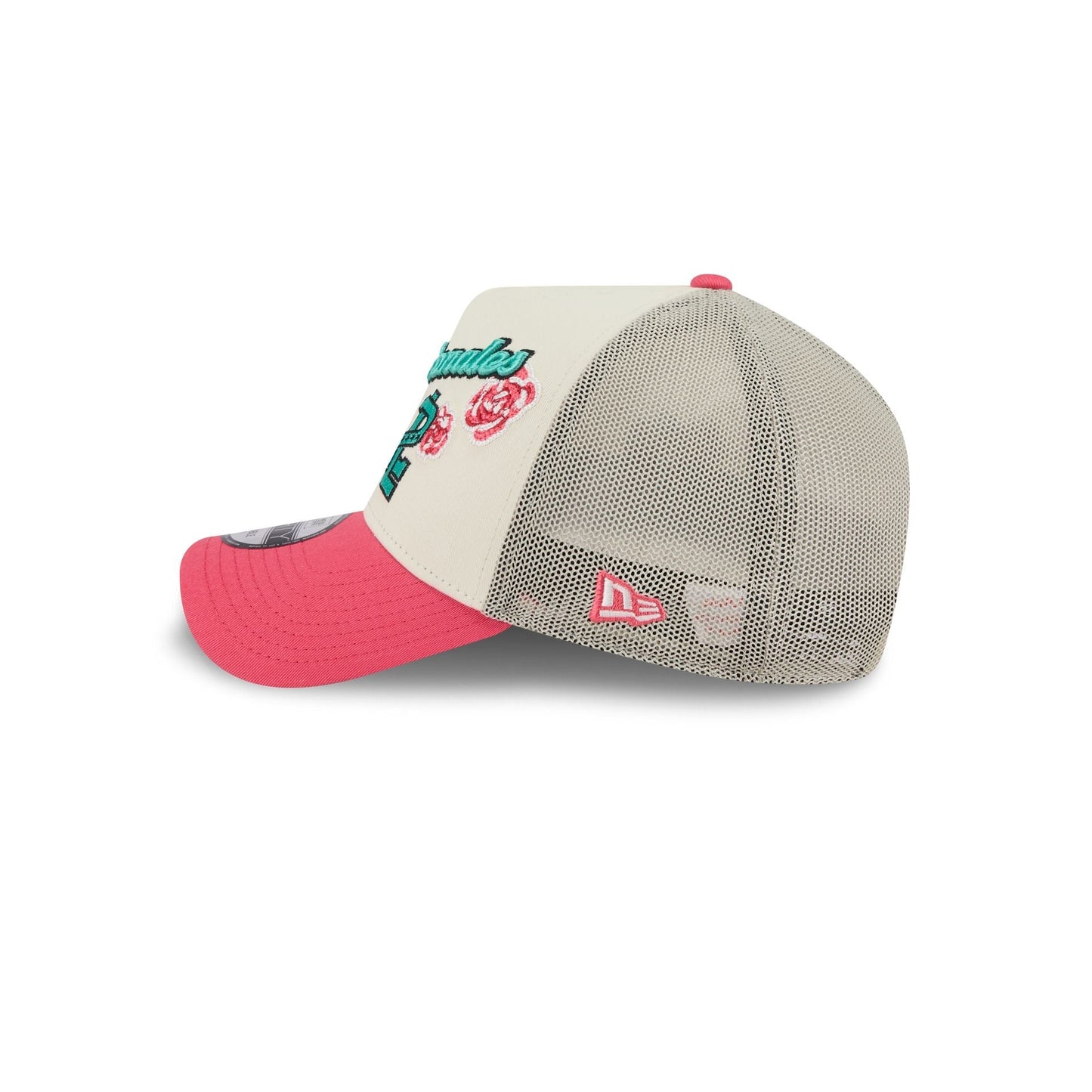 Tecolotes de los Dos Laredos Two-Tone Pink Rose 9FORTY A-Frame Snapback Hat