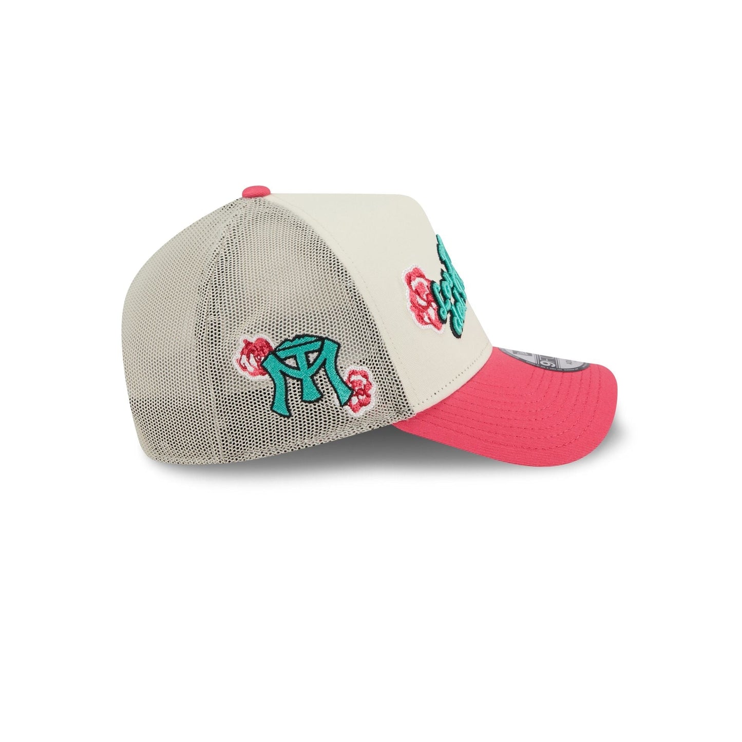 Sultanes de Monterrey Two-Tone Pink Rose 9FORTY A-Frame Snapback Hat