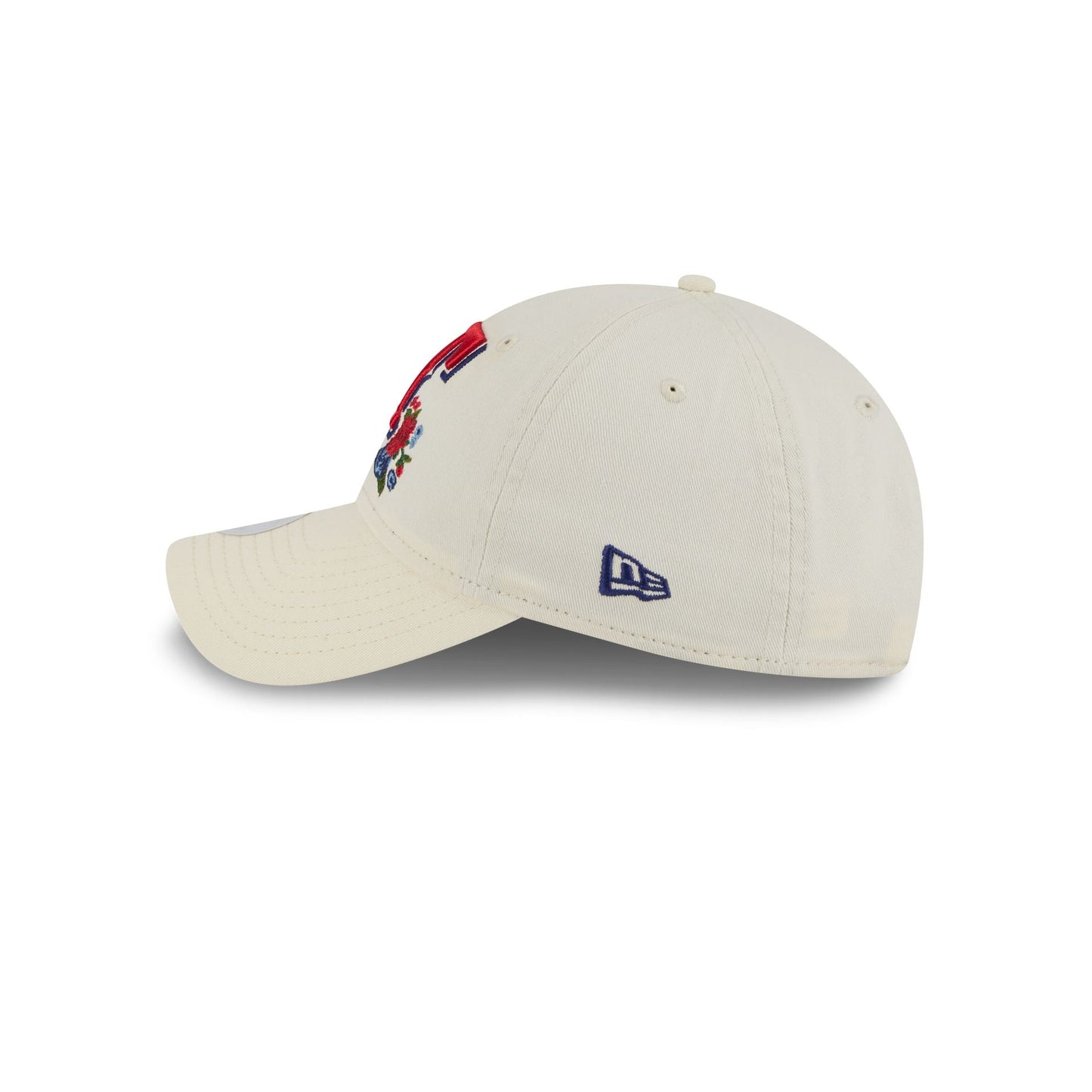 Texas Rangers Women's Floral Stitch 9TWENTY Adjustable Hat