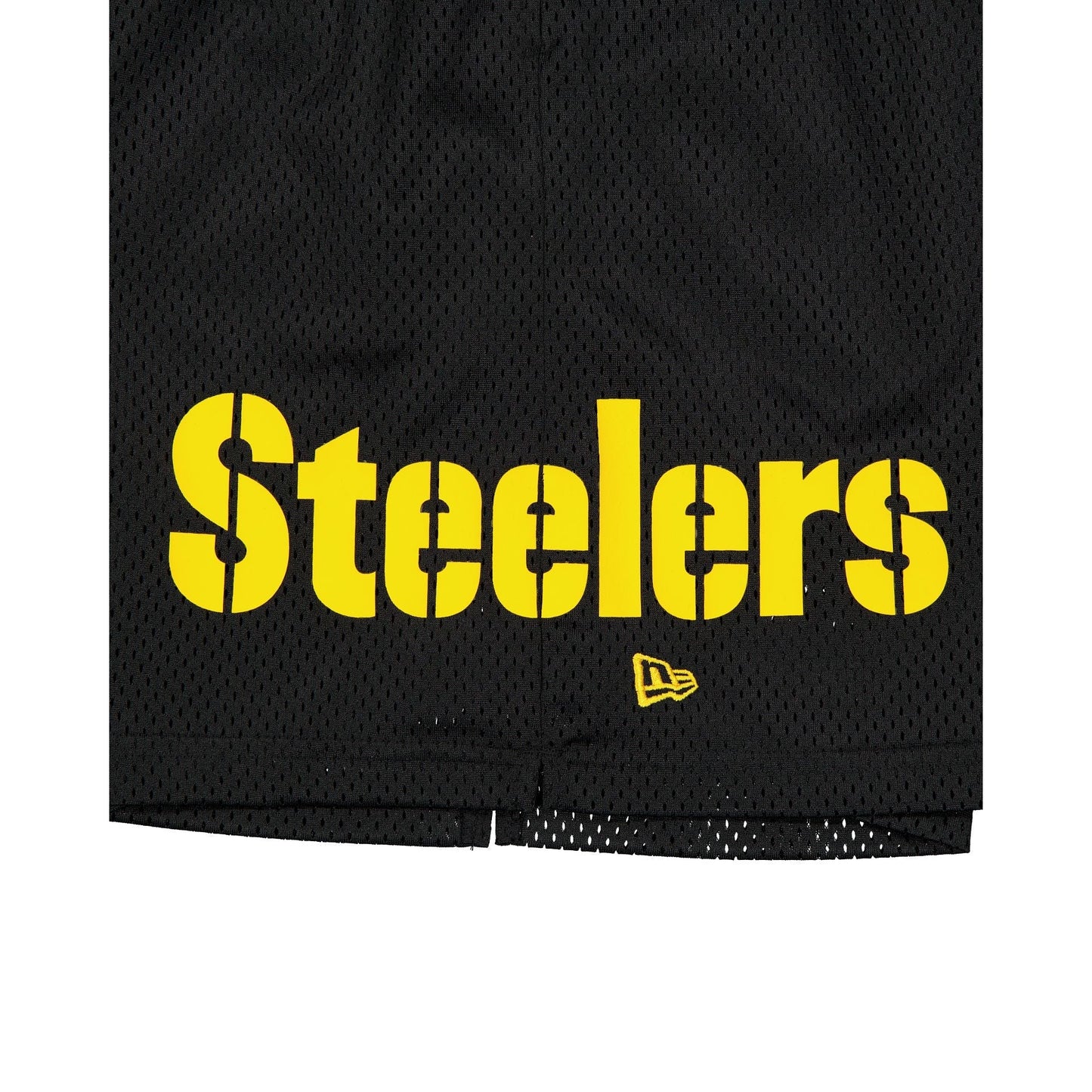 Pittsburgh Steelers Mesh Black Shorts