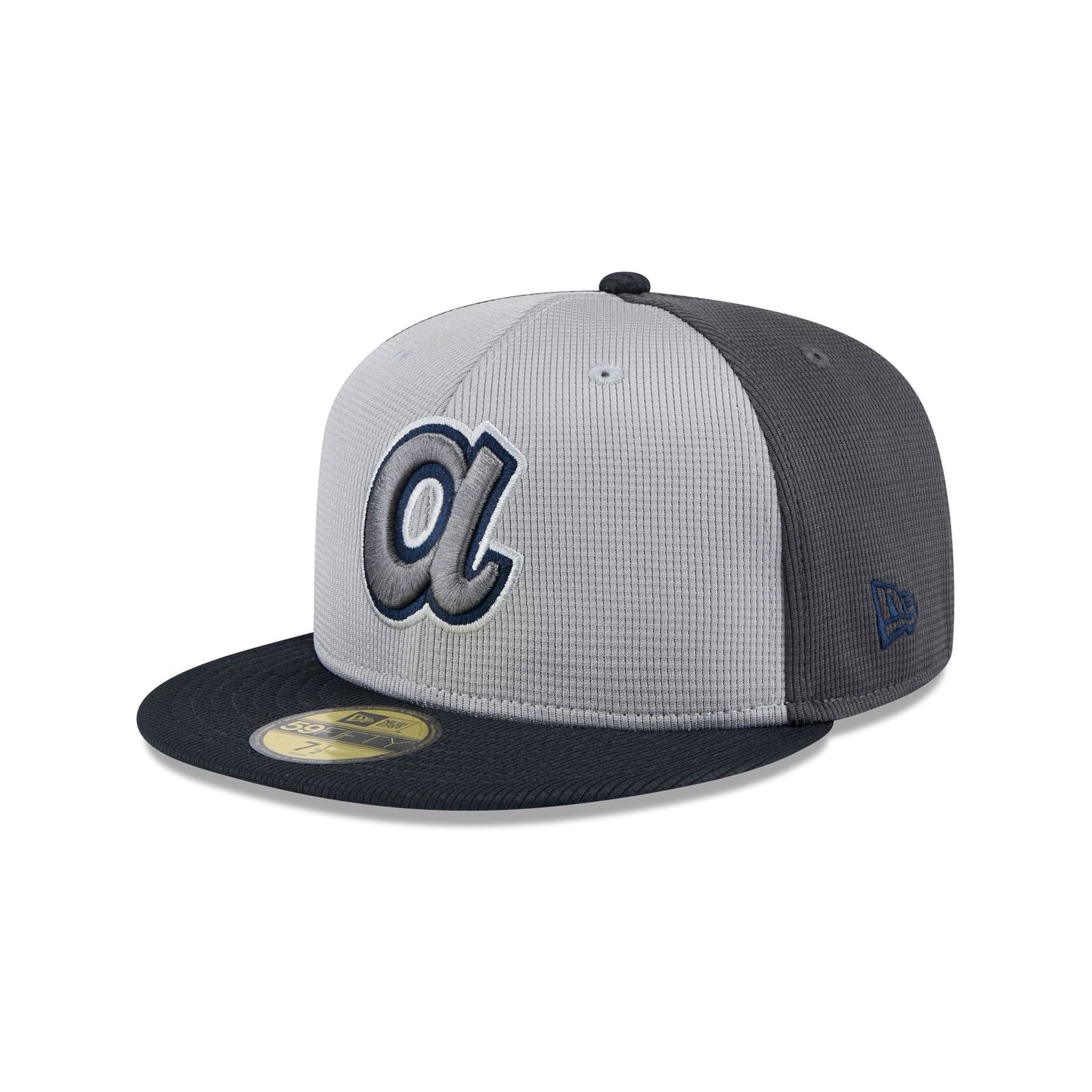 Atlanta Braves 2025 Batting Practice Gray 59FIFTY Fitted Hat