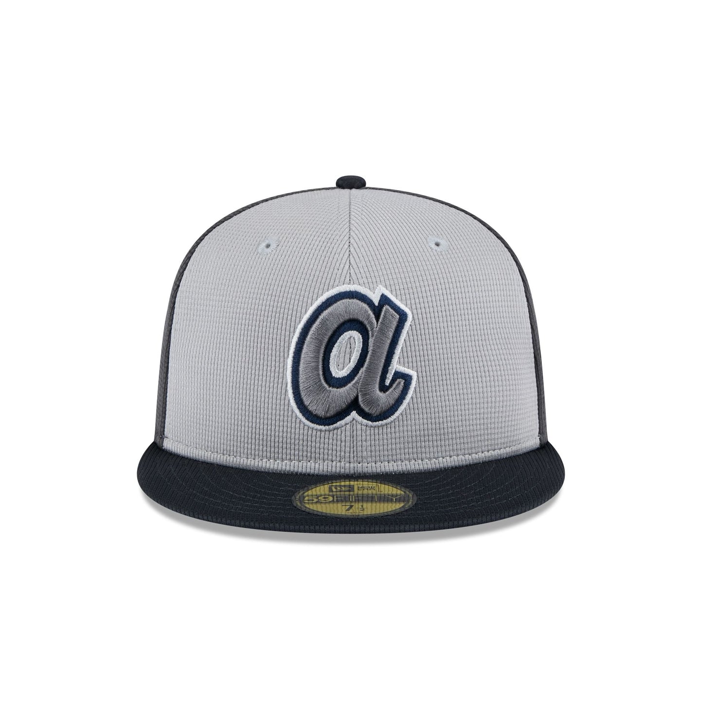 Atlanta Braves 2025 Batting Practice Gray 59FIFTY Fitted Hat