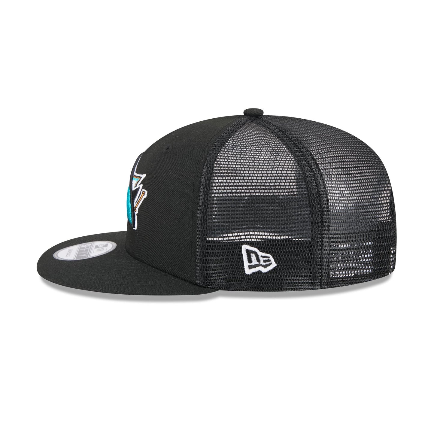 San Jose Sharks Team Tag 9FIFTY Trucker Hat