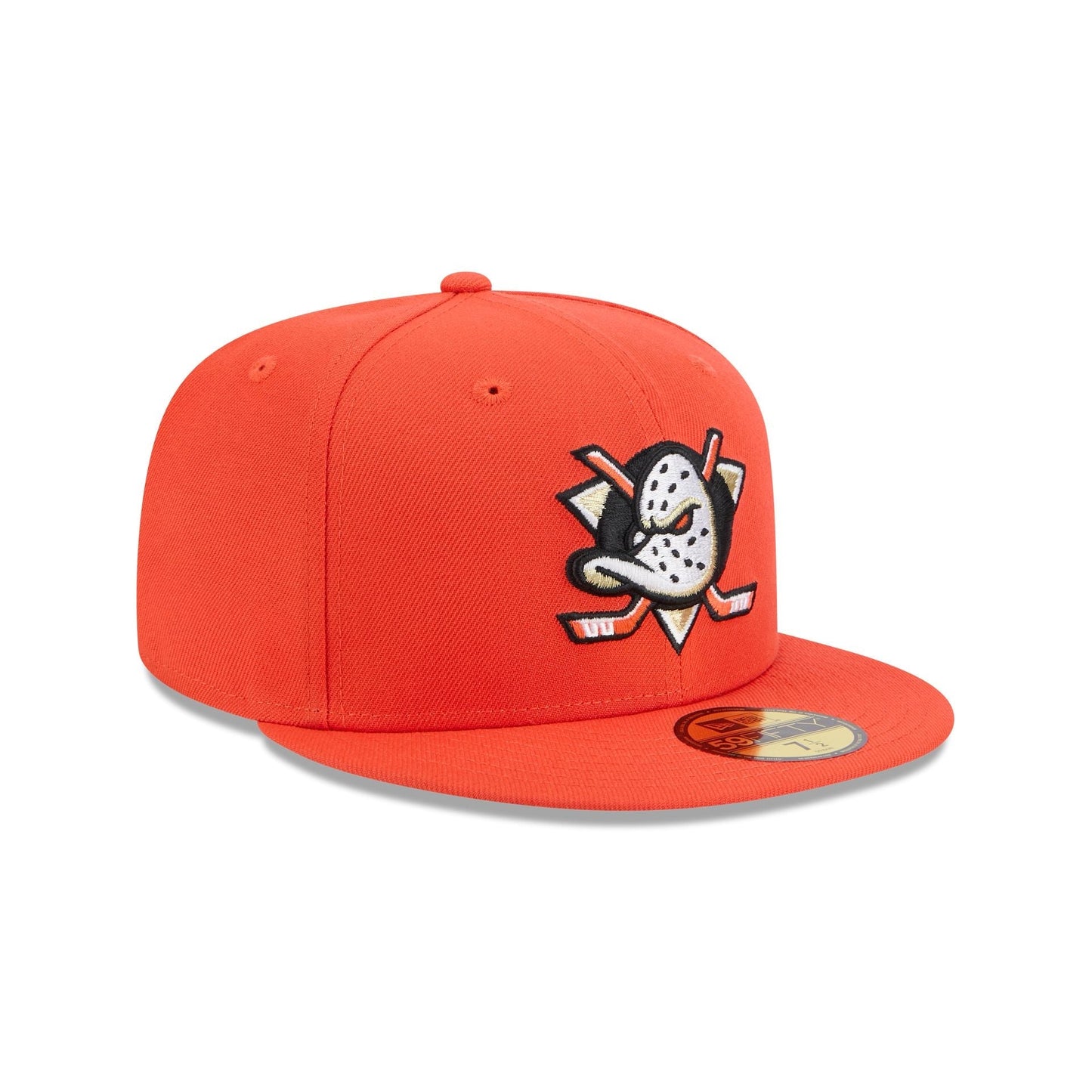 Anaheim Ducks Rear Wordmark 59FIFTY Fitted Hat