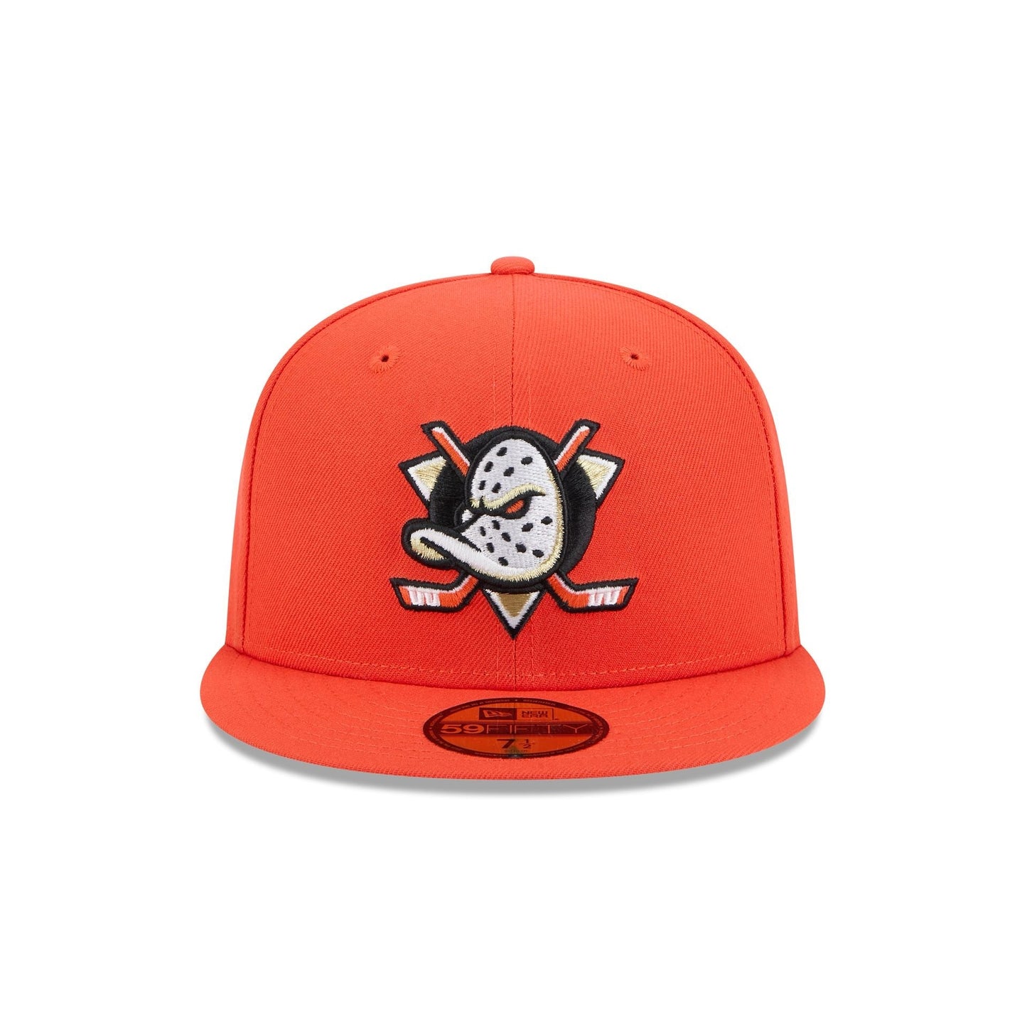 Anaheim Ducks Rear Wordmark 59FIFTY Fitted Hat