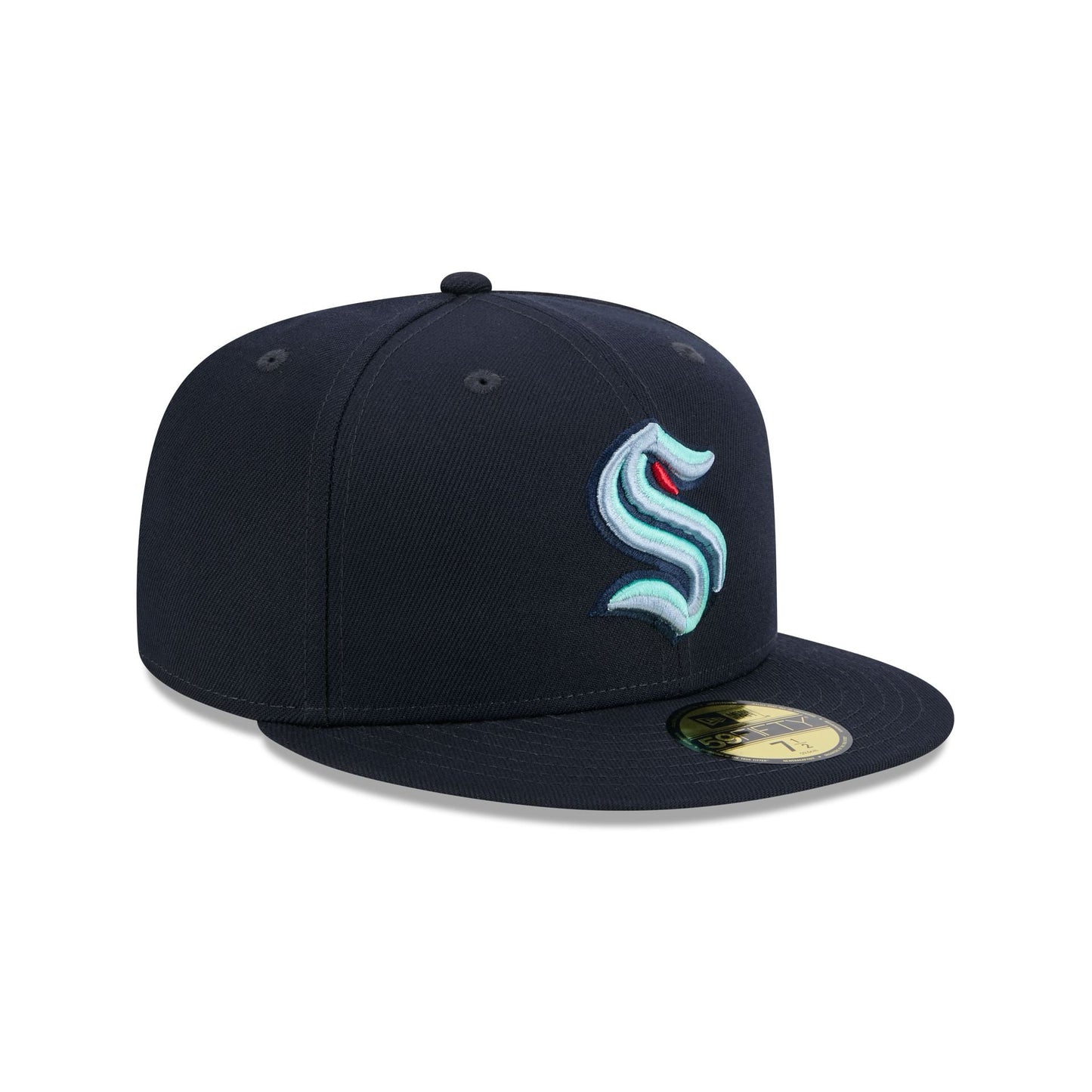 Seattle Kraken Rear Wordmark 59FIFTY Fitted Hat
