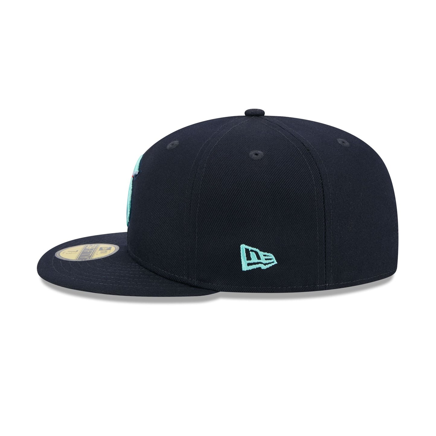 Seattle Kraken Rear Wordmark 59FIFTY Fitted Hat