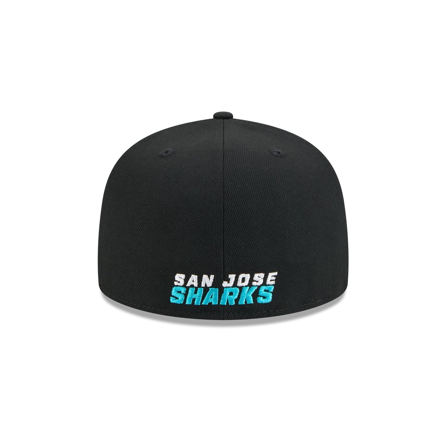 San Jose Sharks Rear Wordmark 59FIFTY Fitted Hat