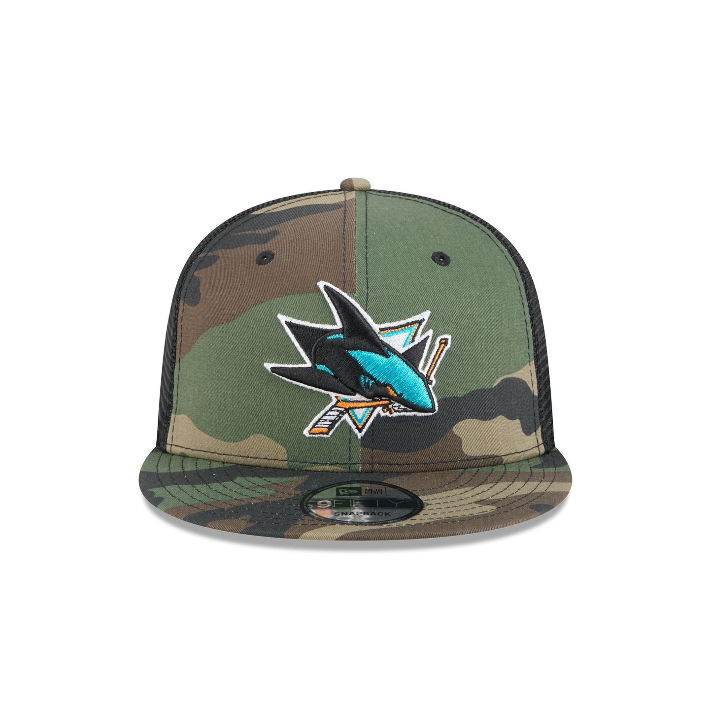 San Jose Sharks Camo 9FIFTY Trucker Hat