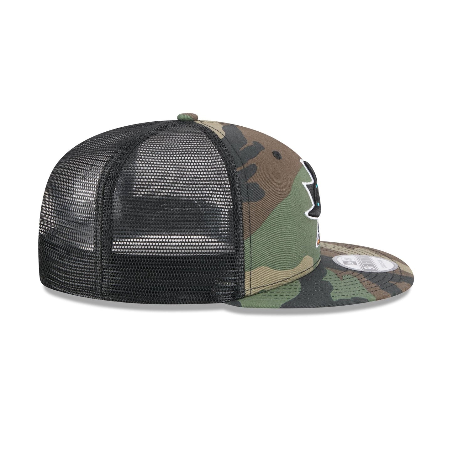 San Jose Sharks Camo 9FIFTY Trucker Hat