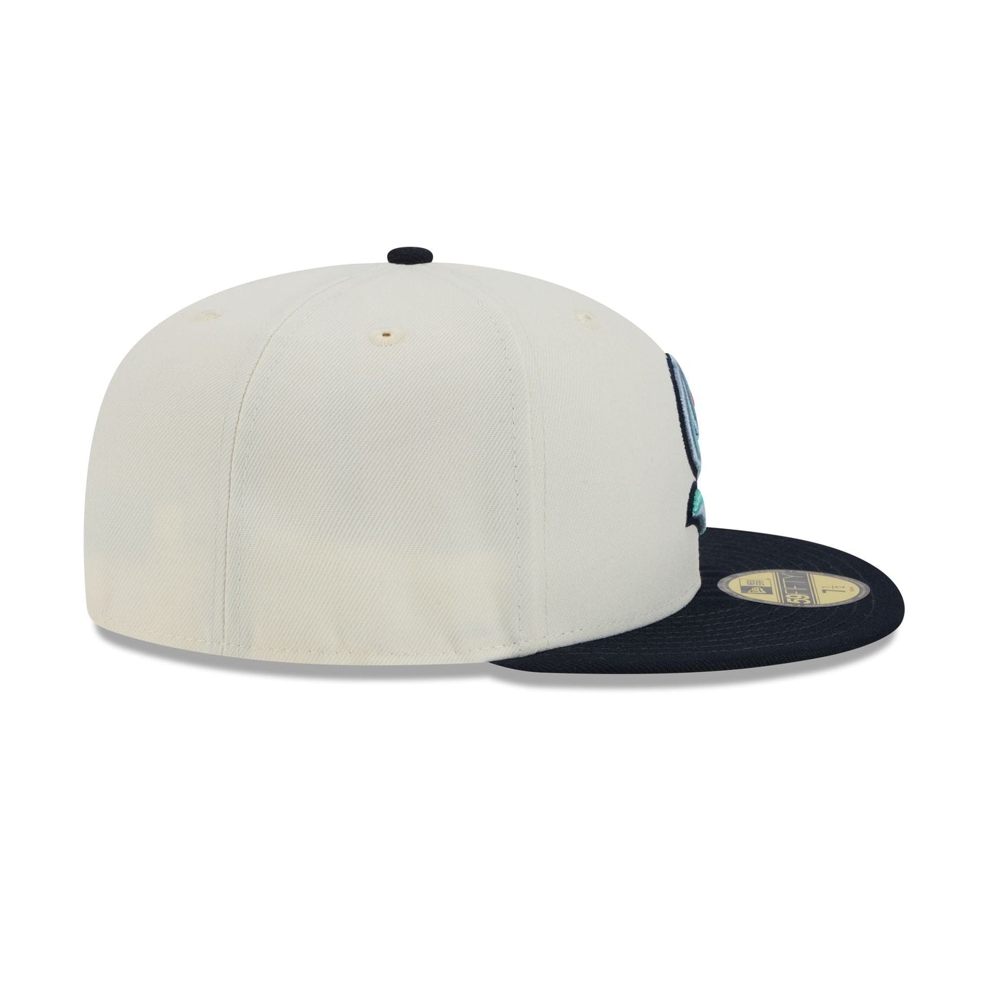 Seattle Kraken Chrome White 59FIFTY Fitted Hat