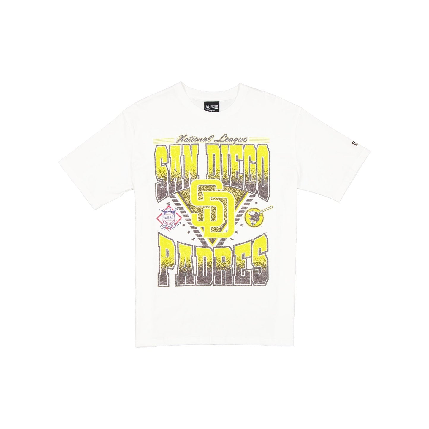 San Diego Padres Sport Classics Washed Optic White T-Shirt