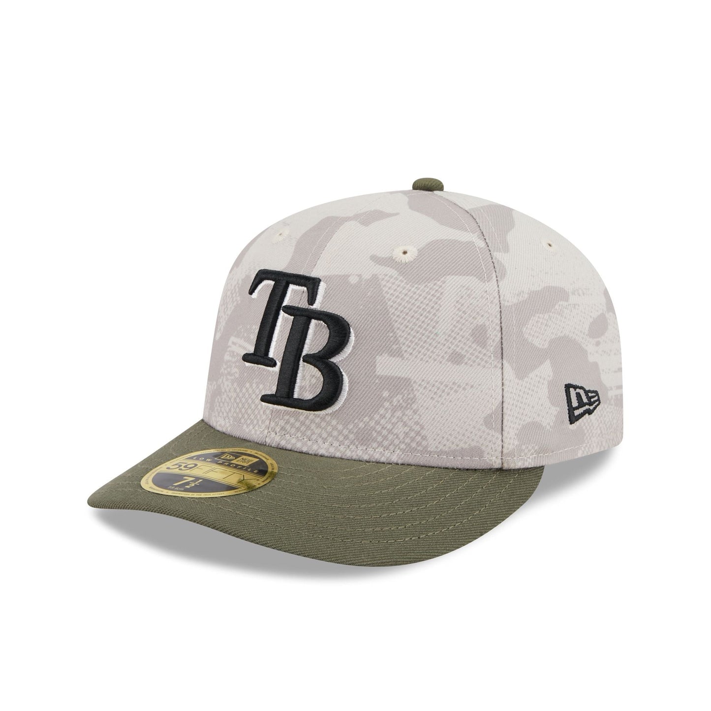 Tampa Bay Rays Armed Forces Day 2025 Low Profile 59FIFTY Fitted Hat