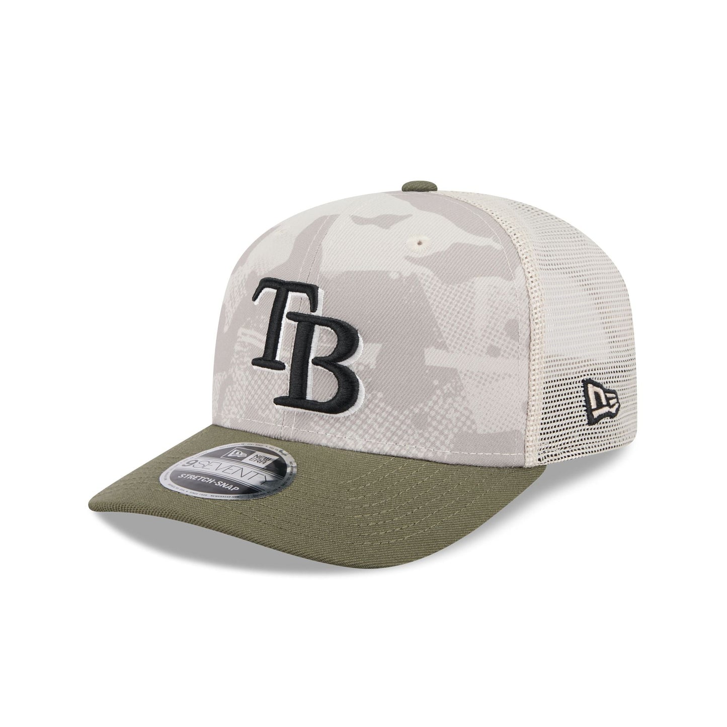 Tampa Bay Rays Armed Forces Day 2025 9SEVENTY Trucker Hat
