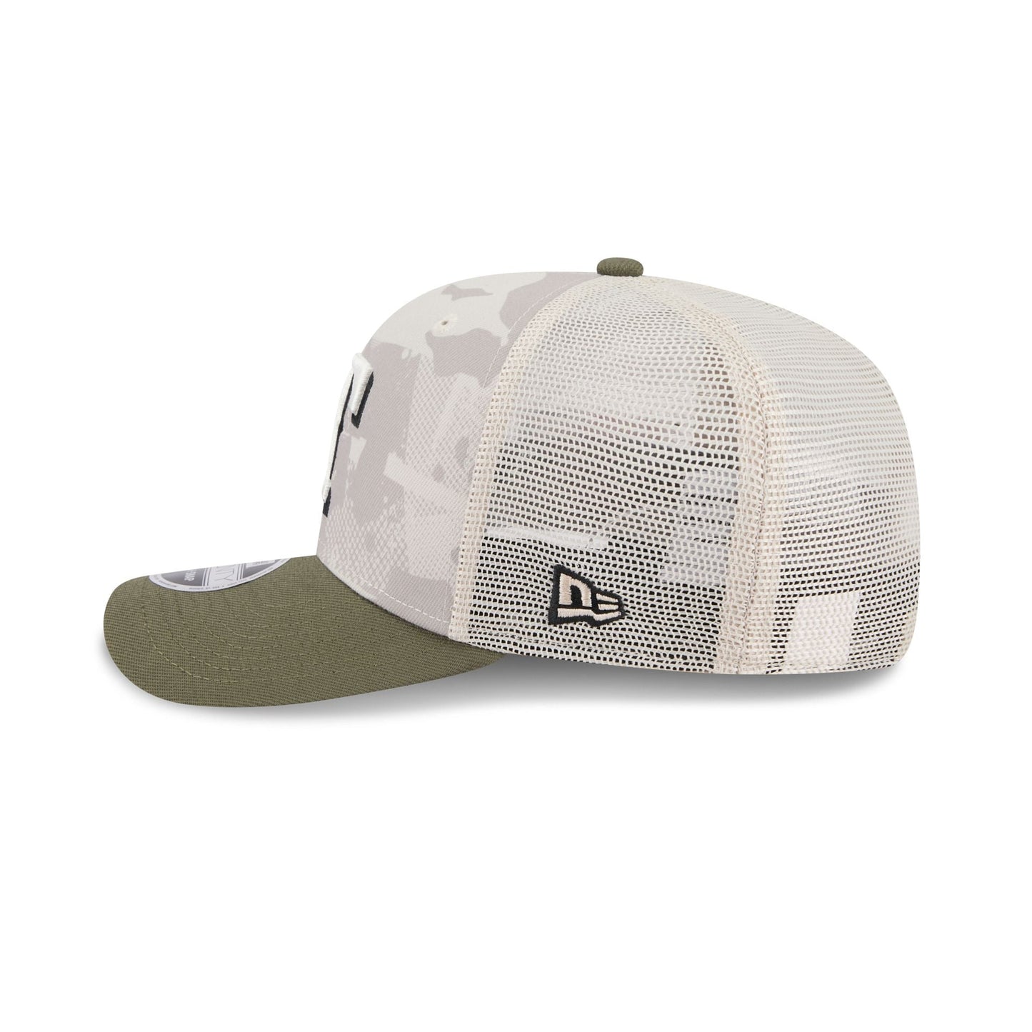 Texas Rangers Armed Forces Day 2025 9SEVENTY Trucker Hat