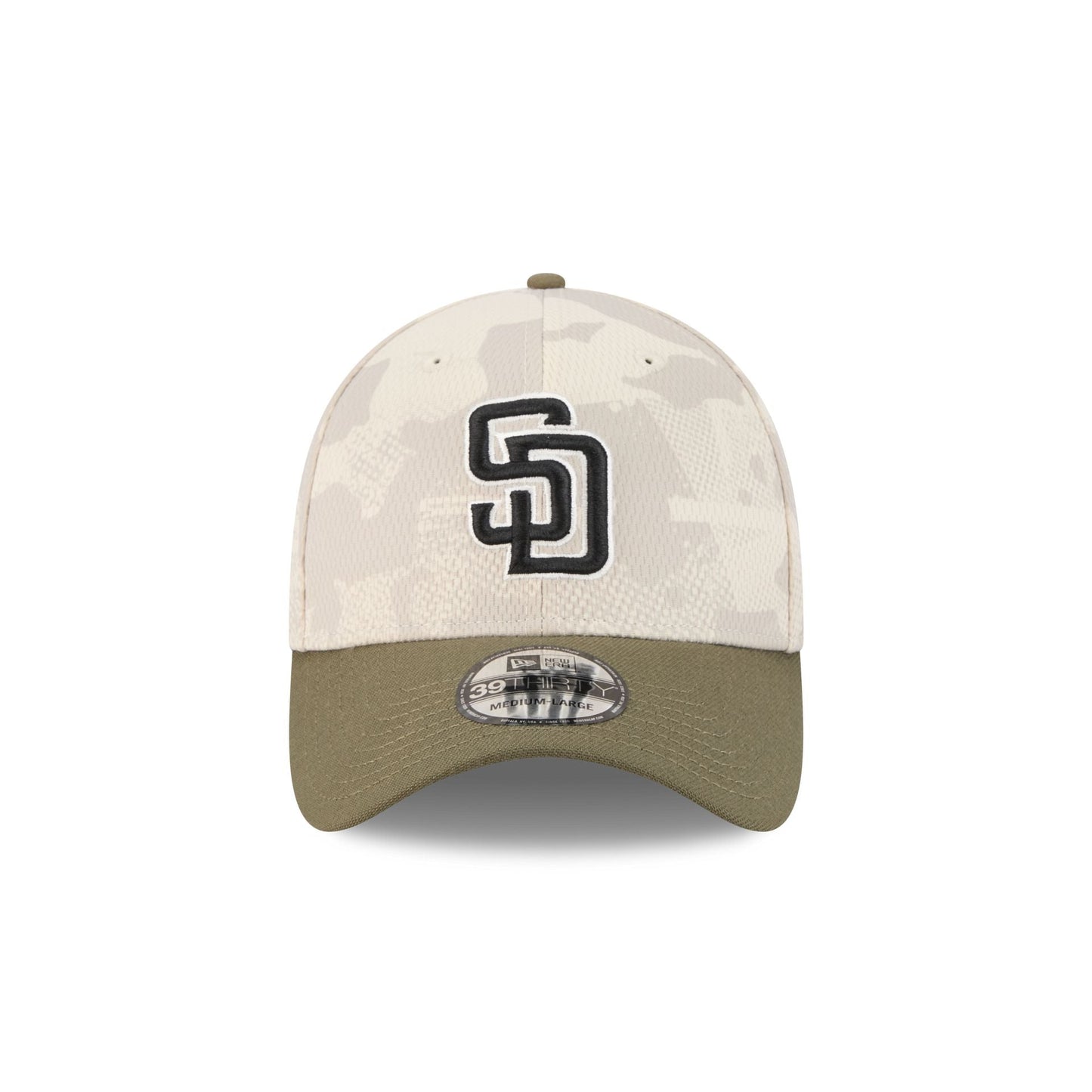 San Diego Padres Armed Forces Day 2025 39THIRTY Stretch Fit Hat