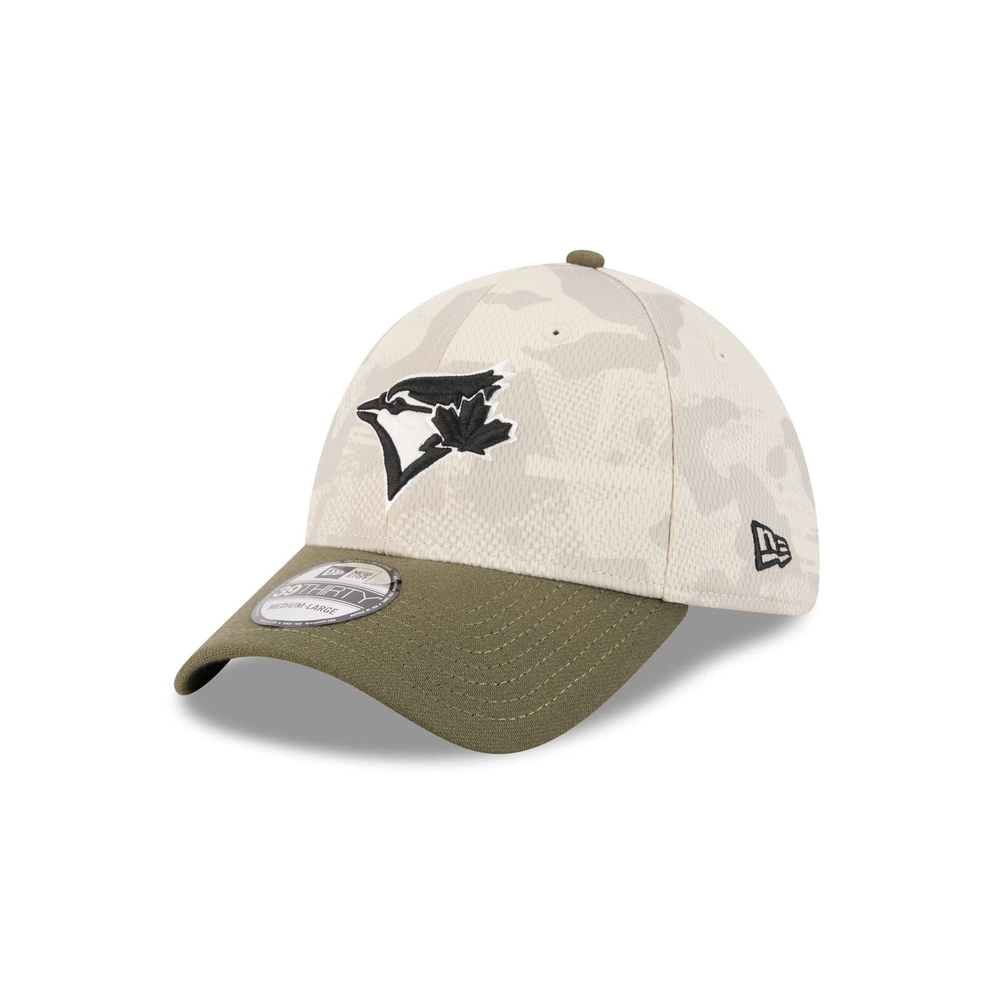 Toronto Blue Jays Armed Forces Day 2025 39THIRTY Stretch Fit Hat