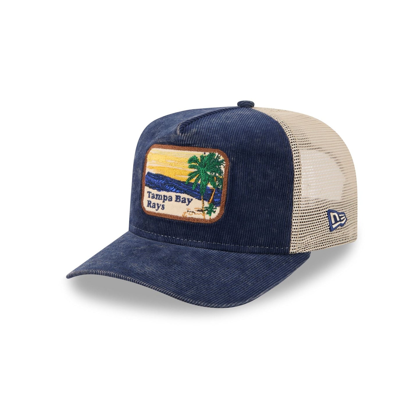 Tampa Bay Rays Vintage Landscape 9FIFTY A-Frame Trucker Hat