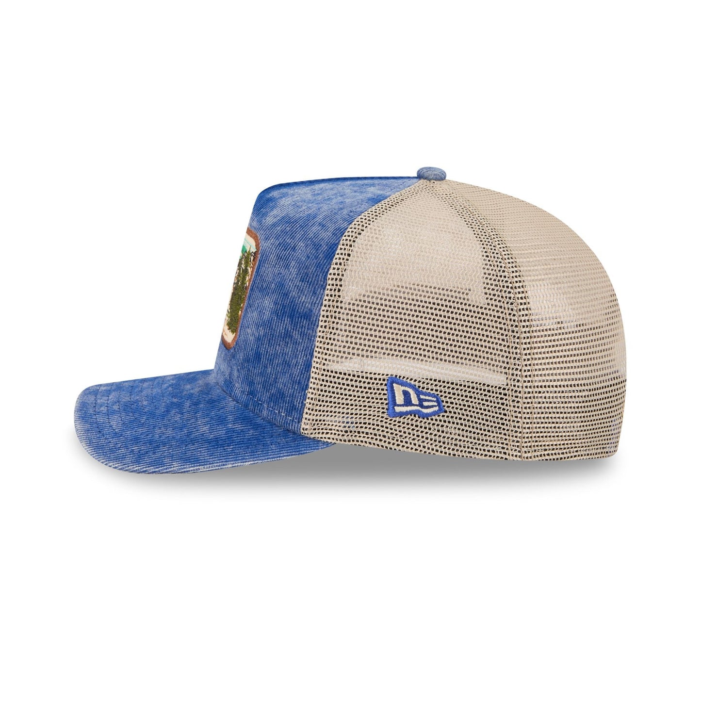 Seattle Seahawks Vintage Landscape 9FIFTY A-Frame Trucker Hat