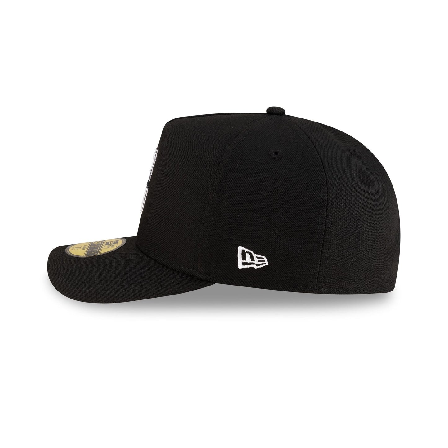 Seattle Mariners Black Script Safety Pin 59FIFTY A-Frame Fitted Hat