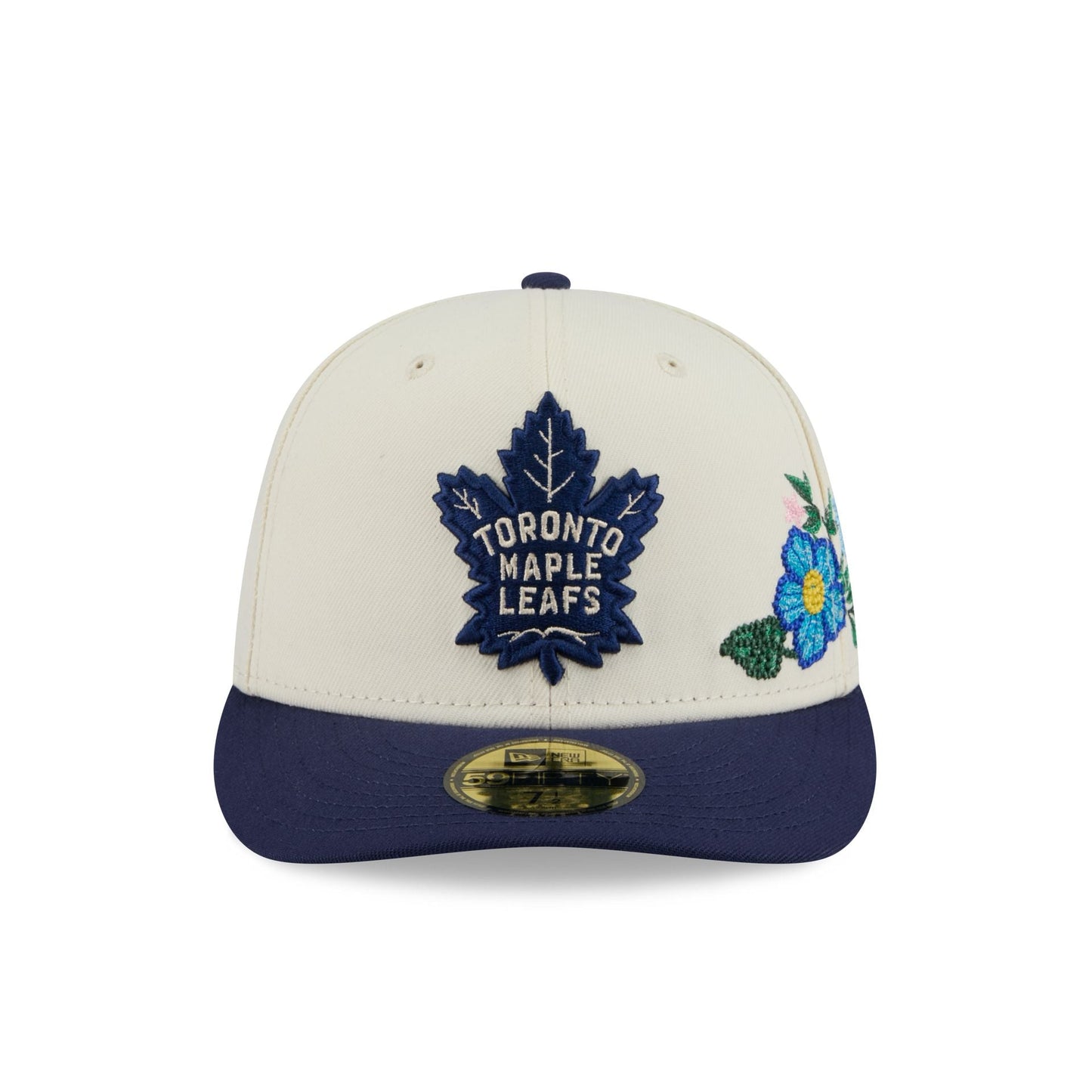 Toronto Maple Leafs Tonal Florals White 59FIFTY Fitted Hat