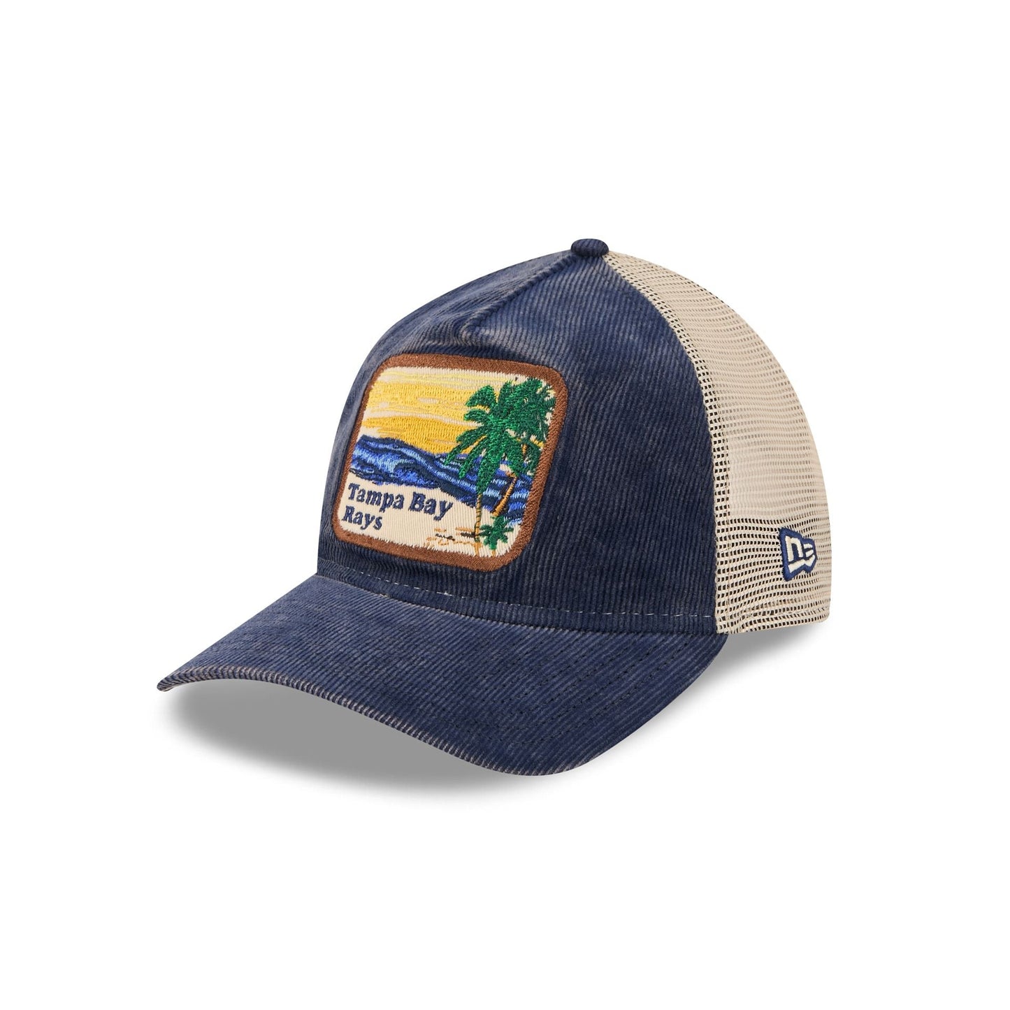 Tampa Bay Rays Vintage Landscape 9TWENTY A-Frame Trucker Hat