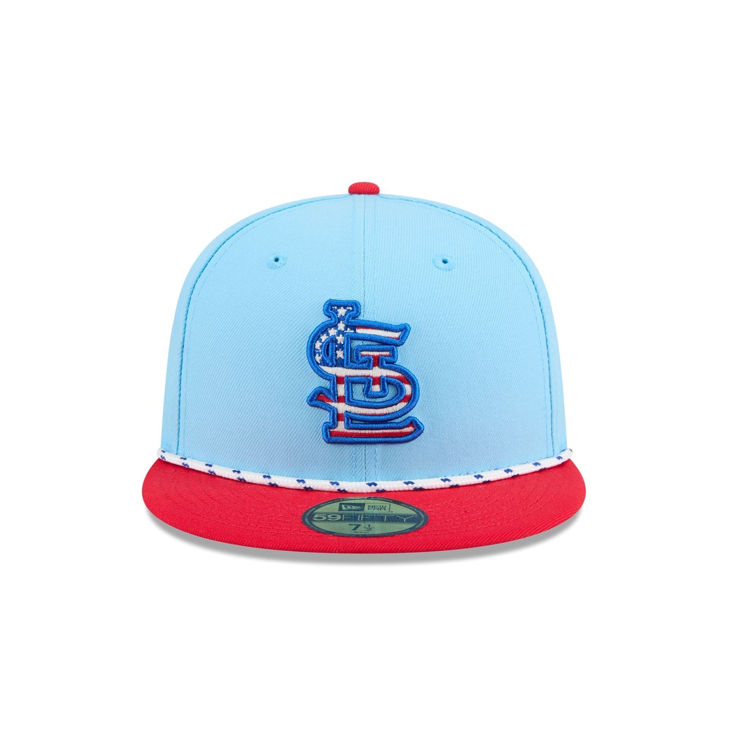 St. Louis Cardinals Independence Day 2025 59FIFTY Fitted Hat