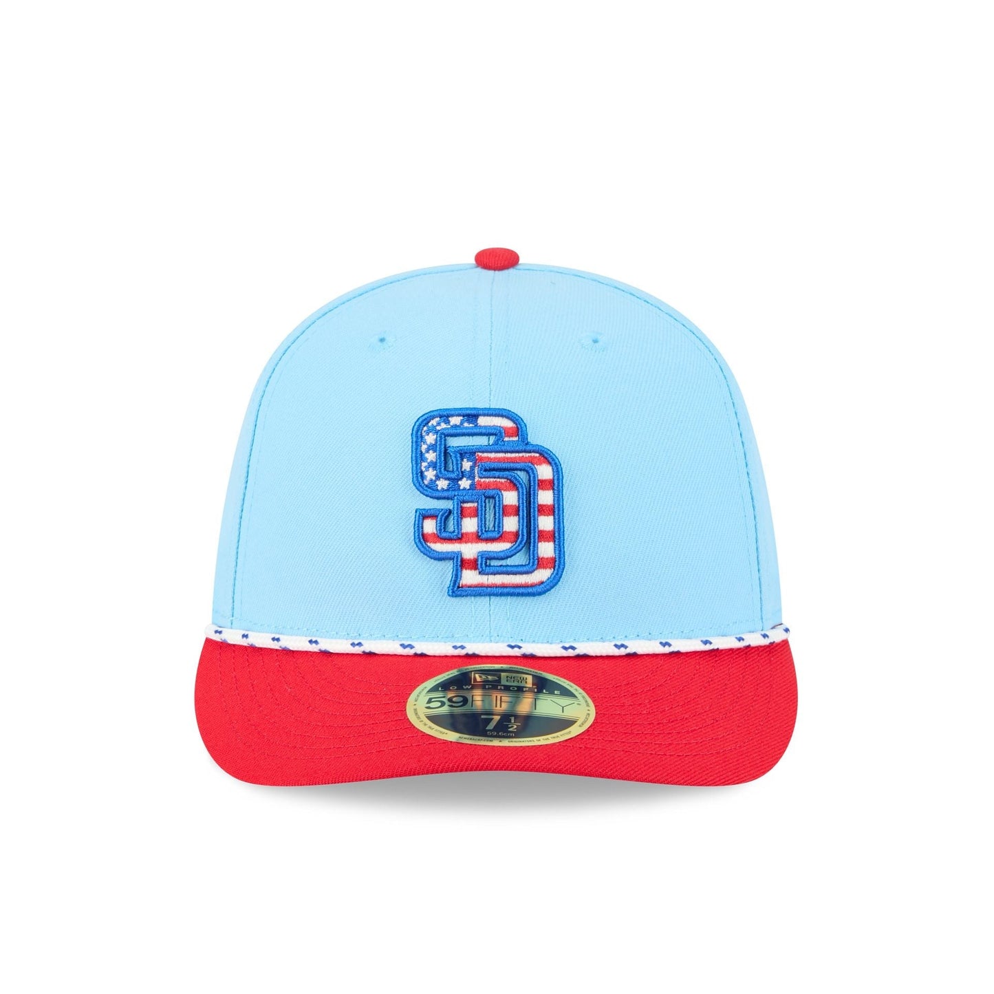 San Diego Padres Independence Day 2025 Low Profile 59FIFTY Fitted Hat