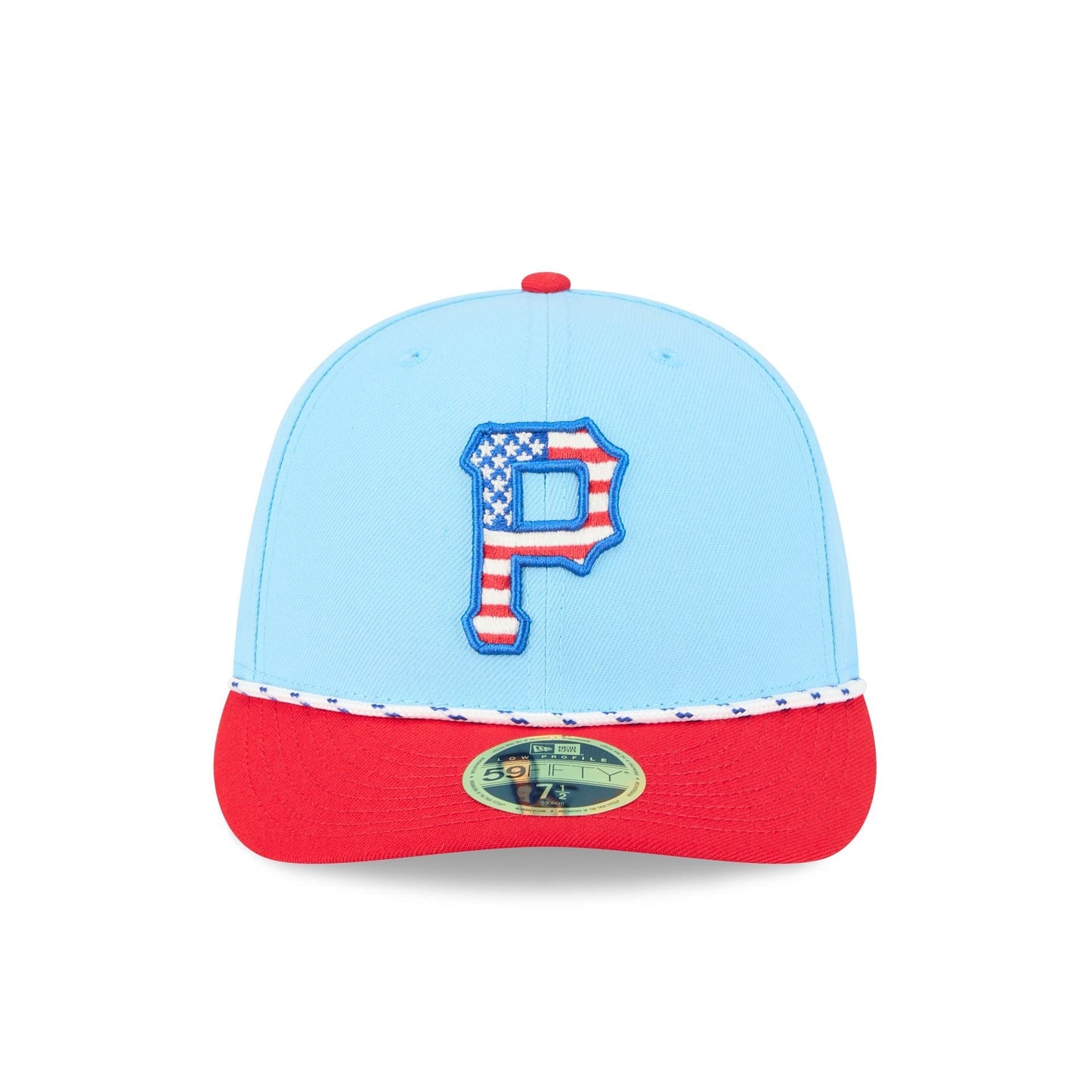 Pittsburgh Pirates Independence Day 2025 Low Profile 59FIFTY Fitted Hat