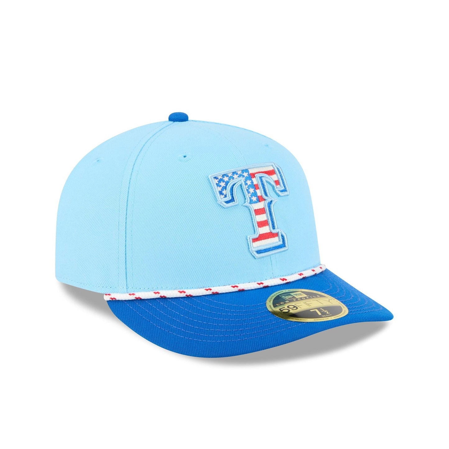 Texas Rangers Independence Day 2025 Low Profile 59FIFTY Fitted Hat