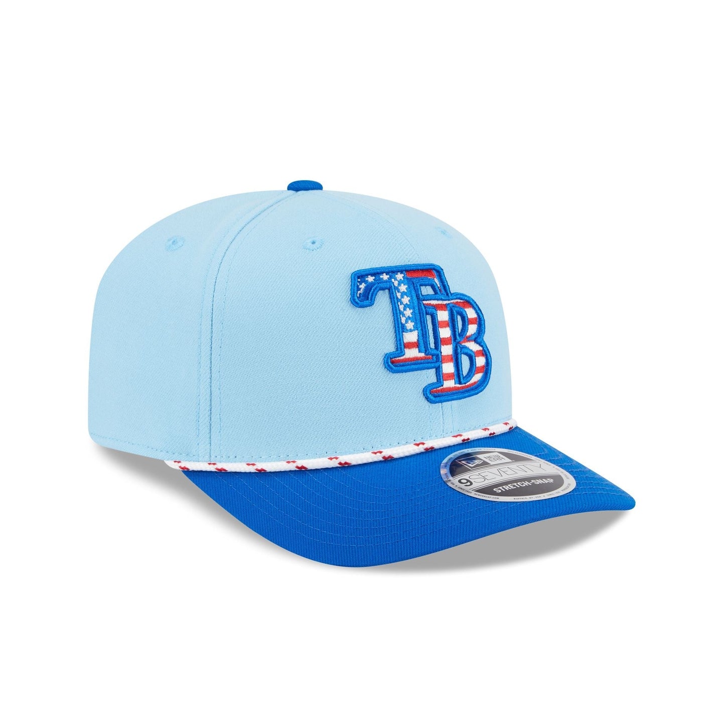Tampa Bay Rays Independence Day 2025 9SEVENTY Stretch-Snap Hat