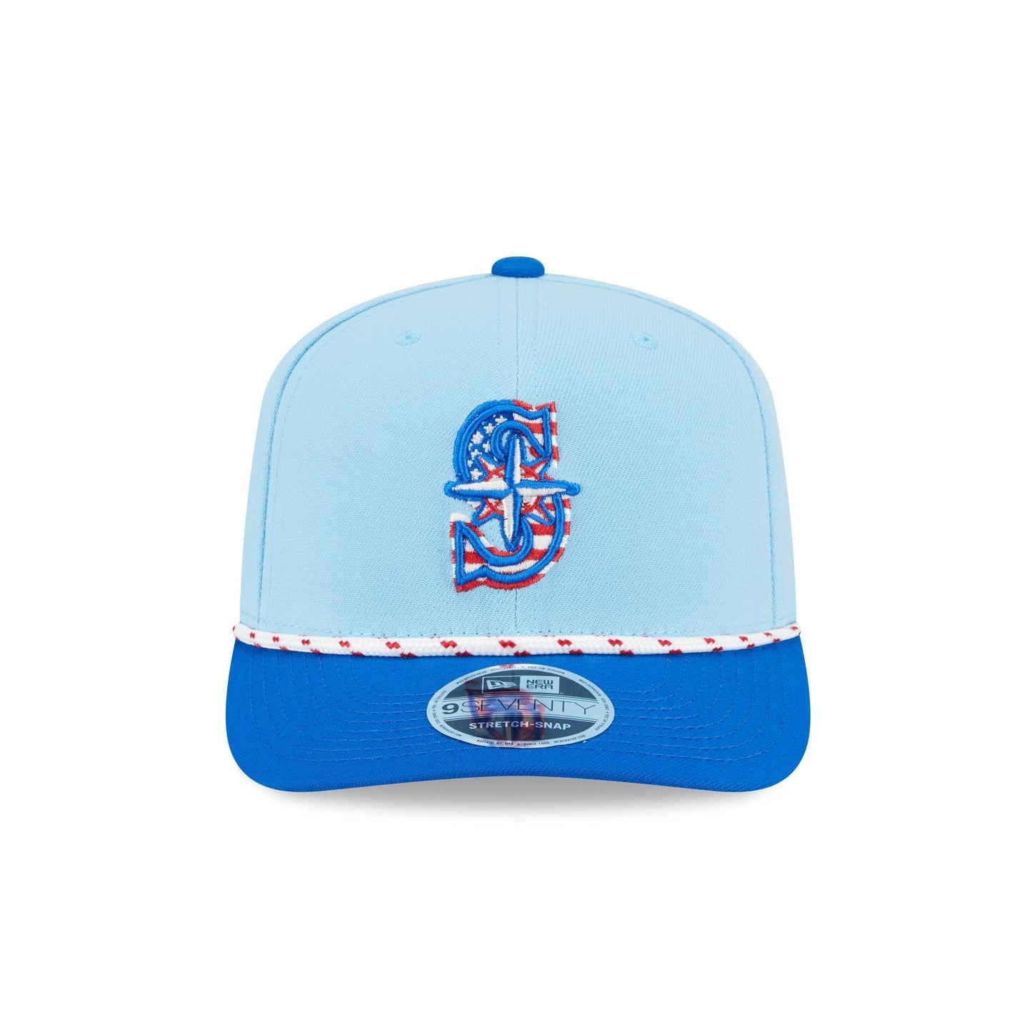 Seattle Mariners Independence Day 2025 9SEVENTY Stretch-Snap Hat