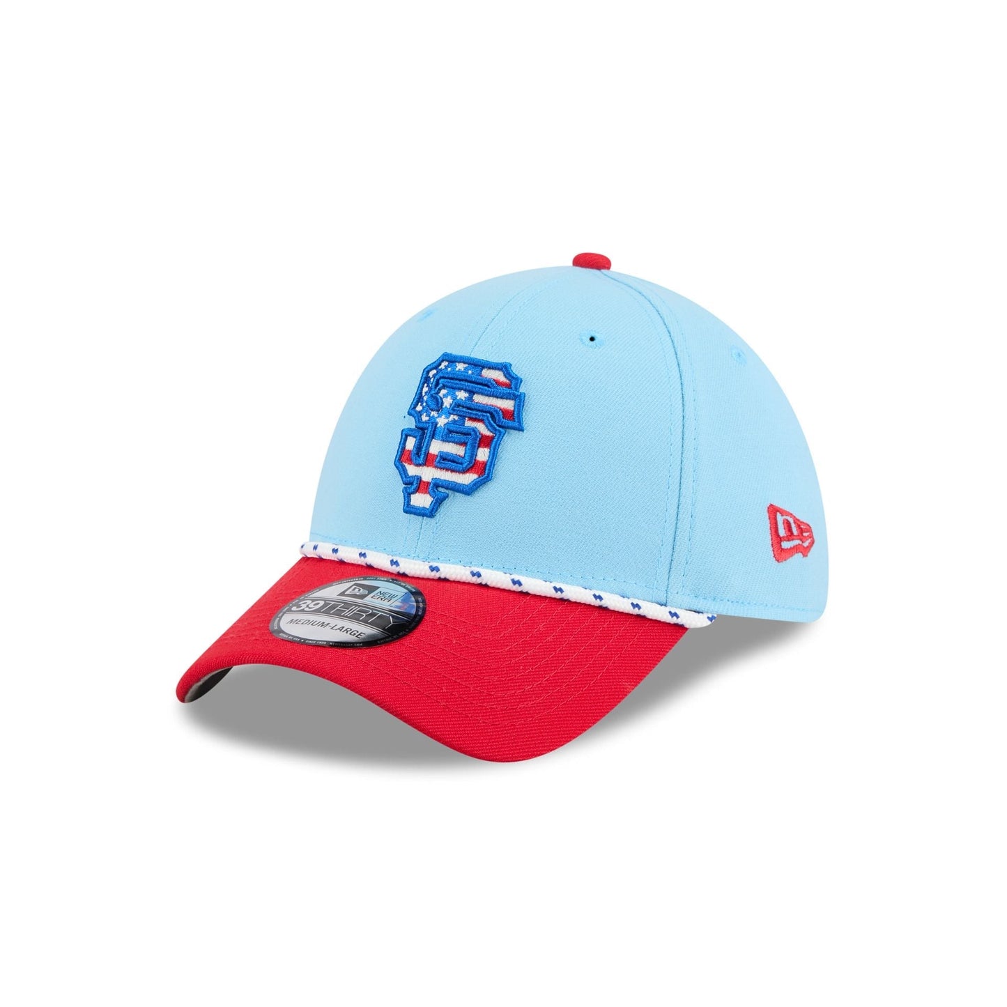 San Francisco Giants Independence Day 2025 39THIRTY Stretch Fit Hat