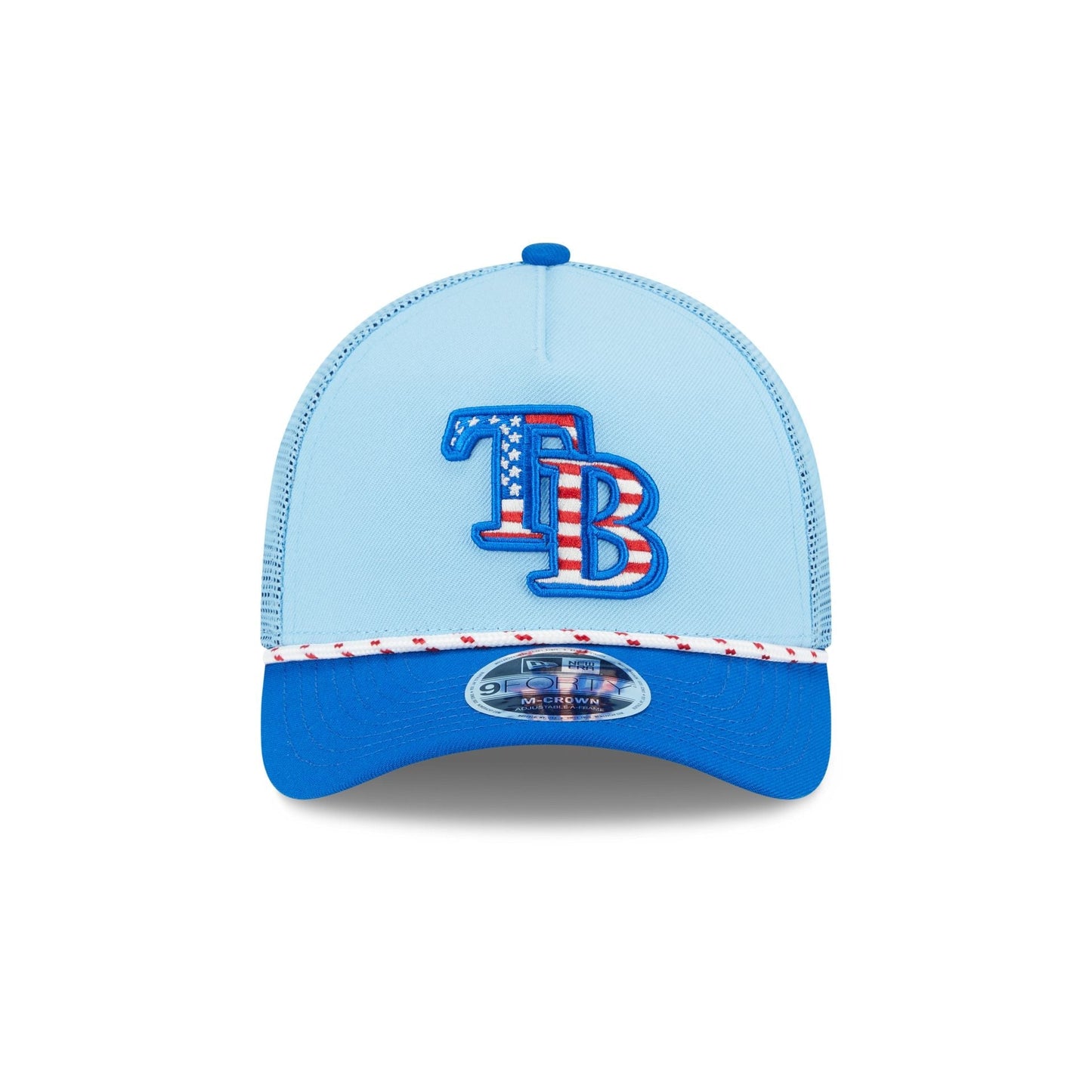 Tampa Bay Rays Independence Day 2025 9FORTY M-Crown A-Frame Trucker Hat