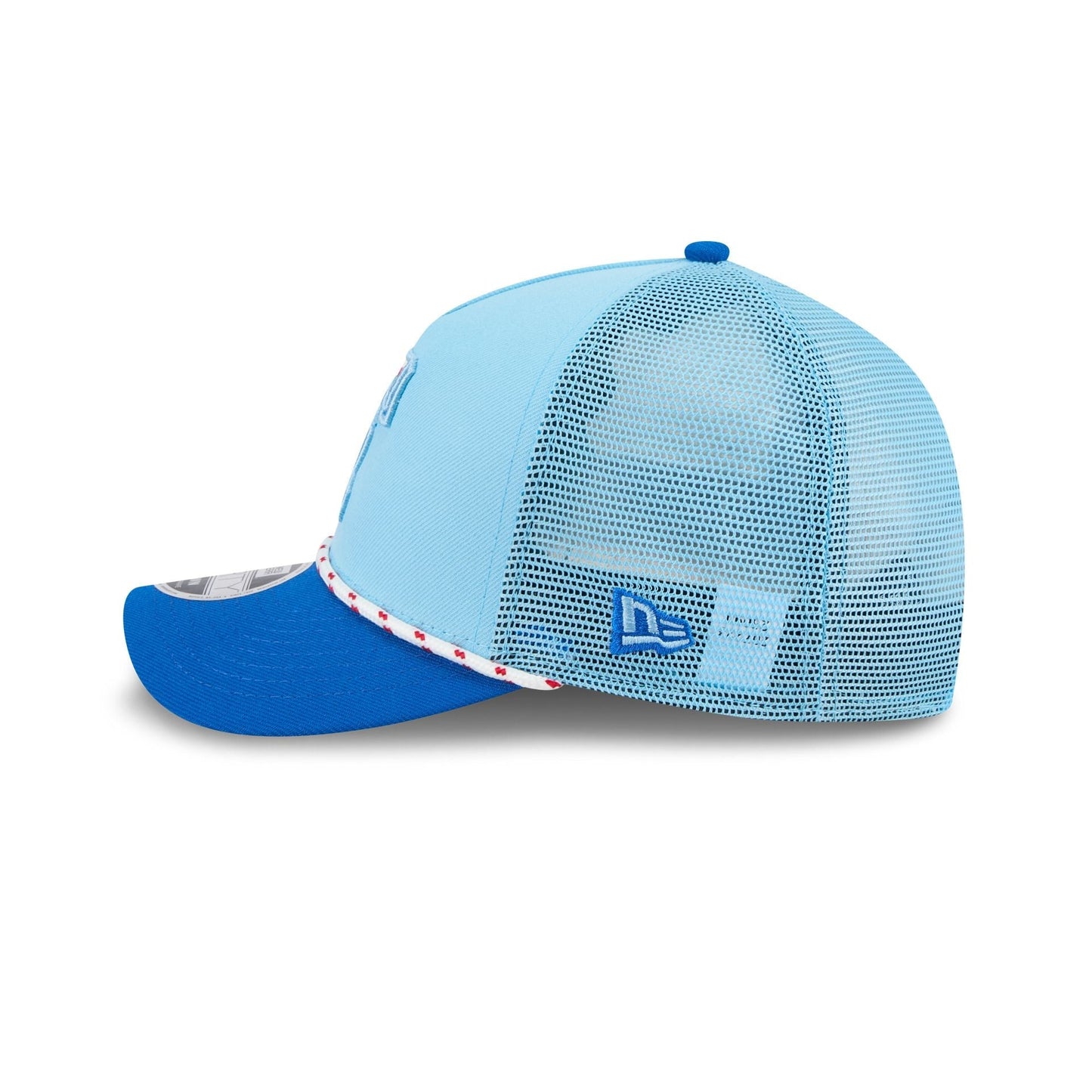 Texas Rangers Independence Day 2025 9FORTY M-Crown A-Frame Trucker Hat