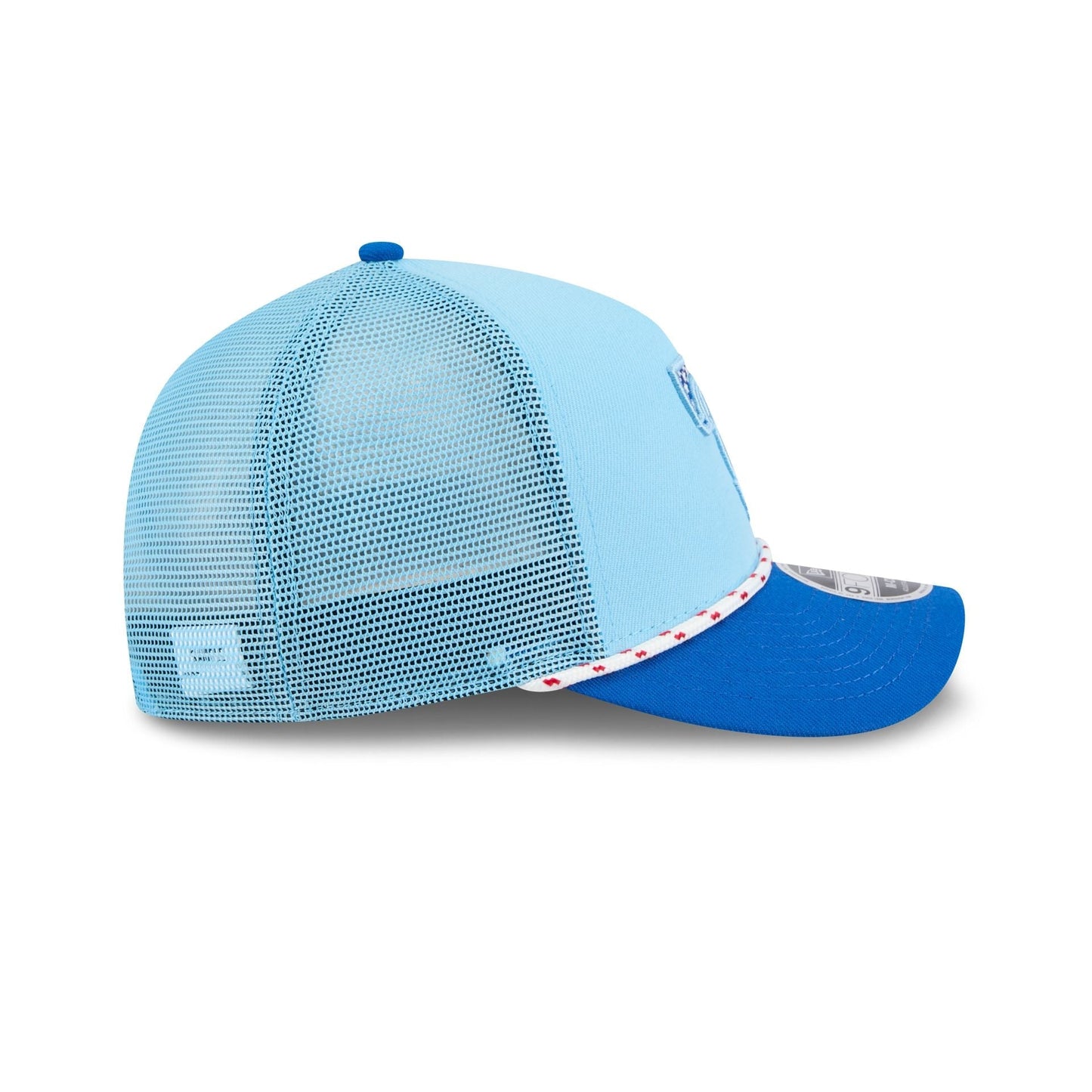 Texas Rangers Independence Day 2025 9FORTY M-Crown A-Frame Trucker Hat
