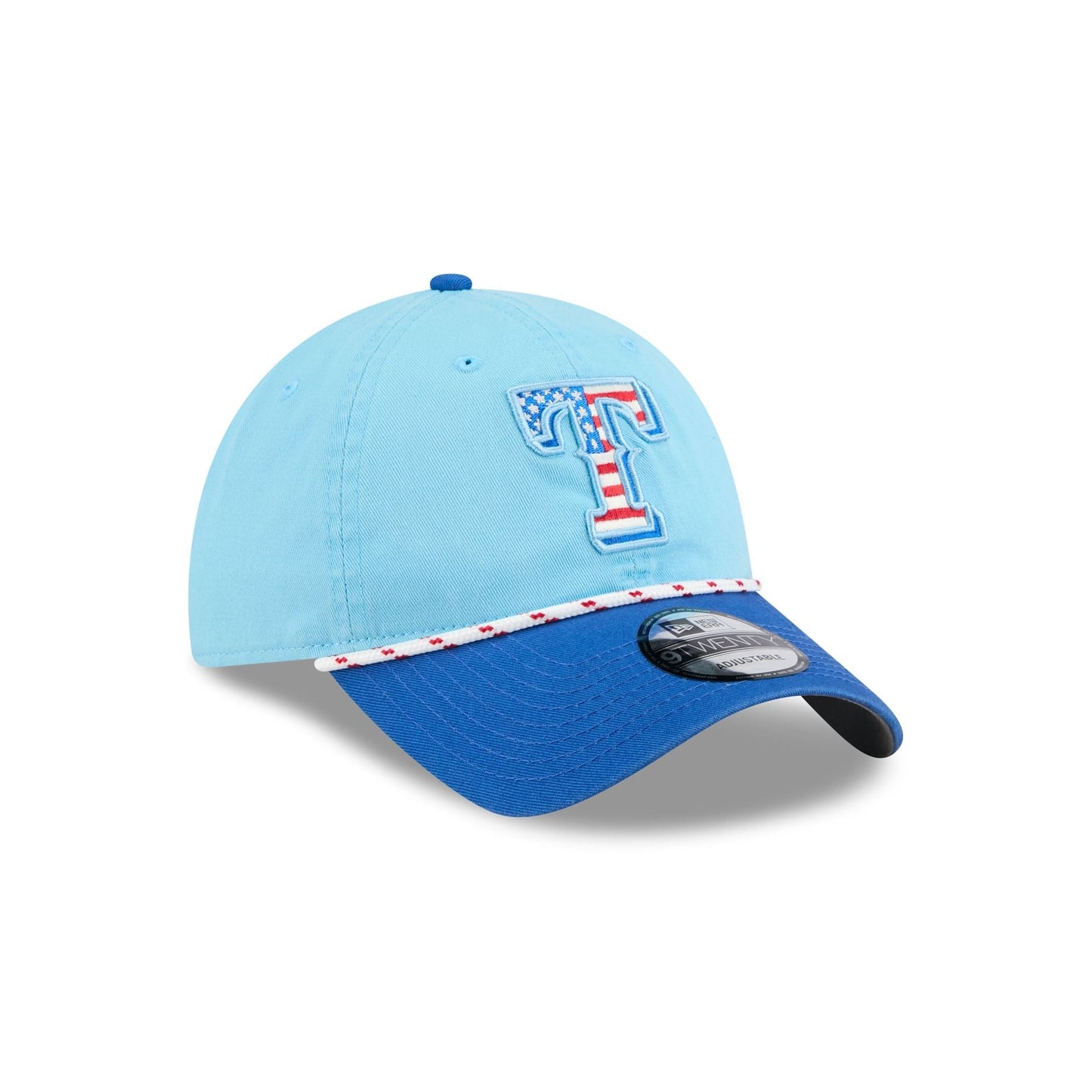Texas Rangers Independence Day 2025 9TWENTY Adjustable Hat