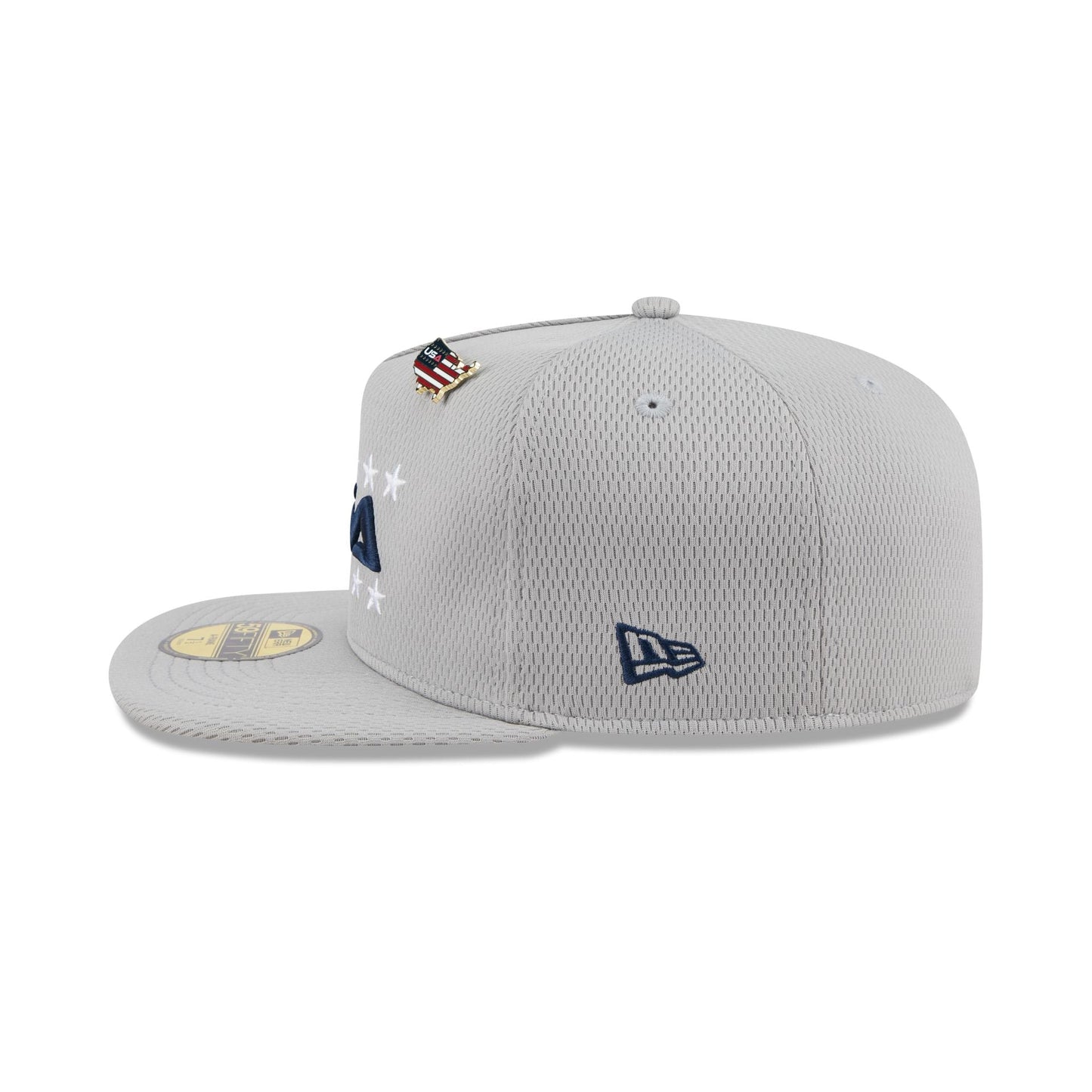 2025 Ryder Cup Team USA Gray 59FIFTY A-Frame Fitted Hat