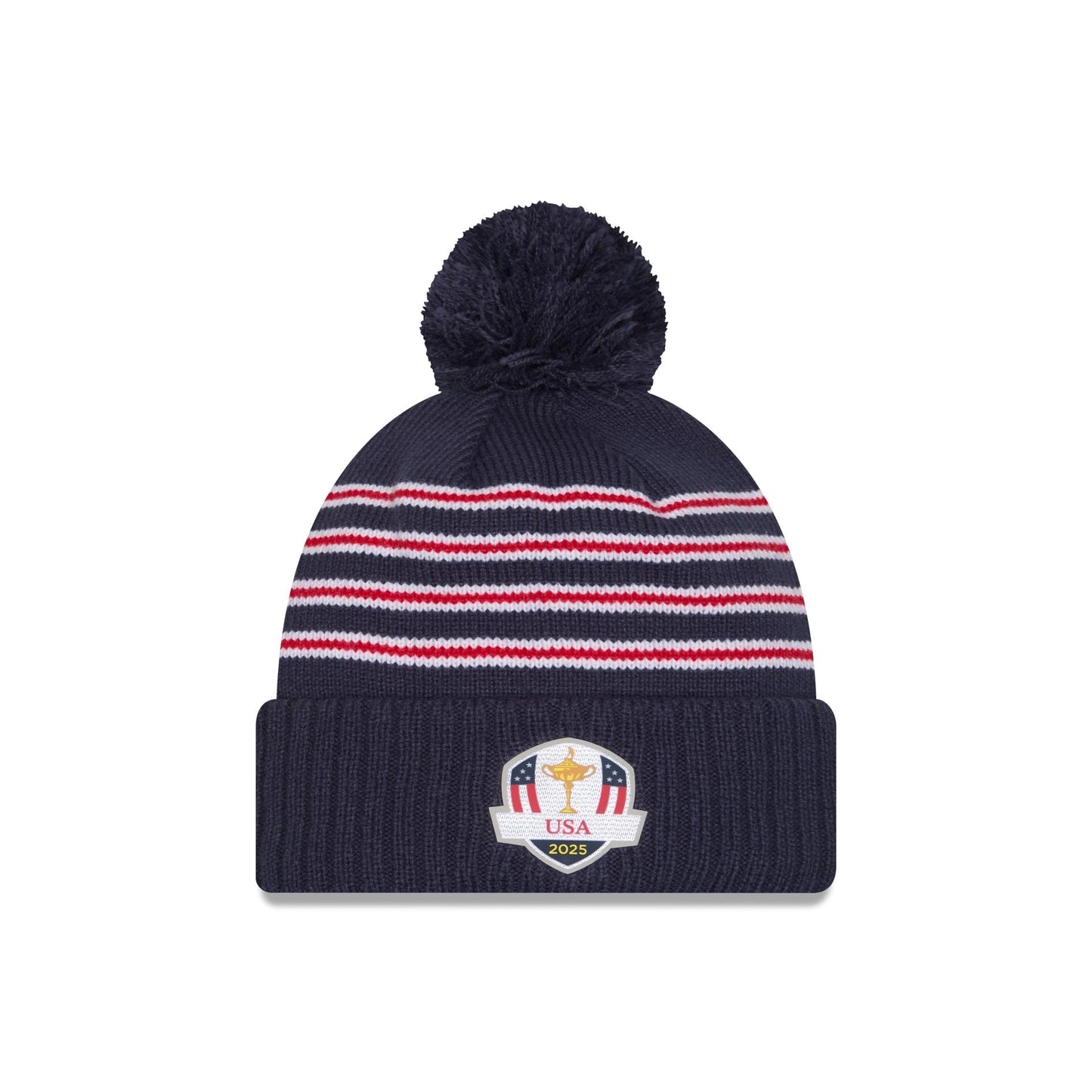 2025 Ryder Cup Team USA Flag Pom Knit Hat