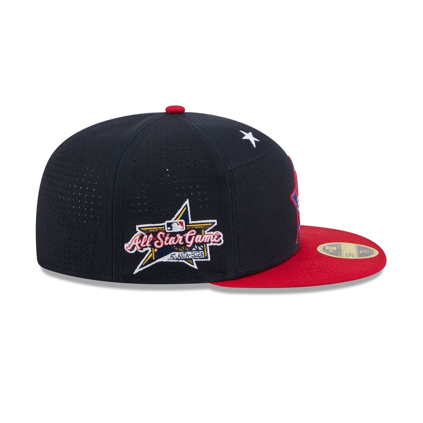 Seattle Mariners 2025 All-Star Game Workout Split Panel 59FIFTY Fitted Hat