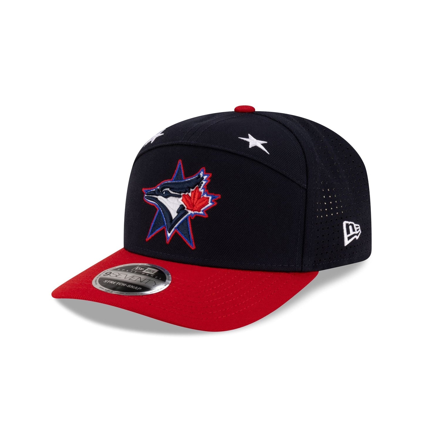 Toronto Blue Jays 2025 All-Star Game Workout Split Panel 9SEVENTY Stretch-Snap Hat