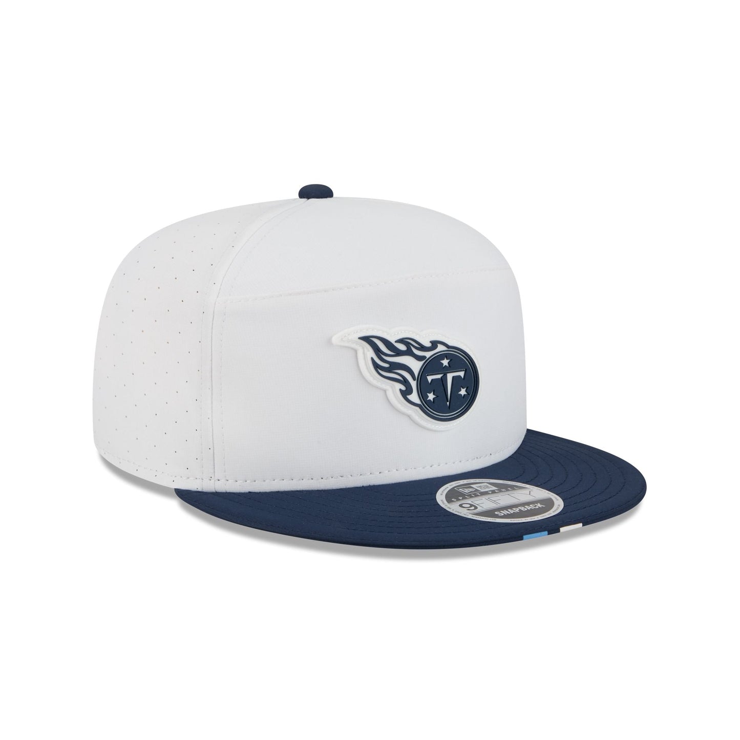 Tennessee Titans 2025 Training Split Panel 9FIFTY Snapback Hat