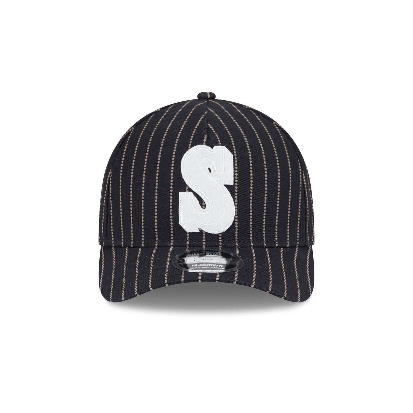 Seattle Mariners Dotted Pinstripe 9FORTY M-Crown A-Frame Adjustable Hat