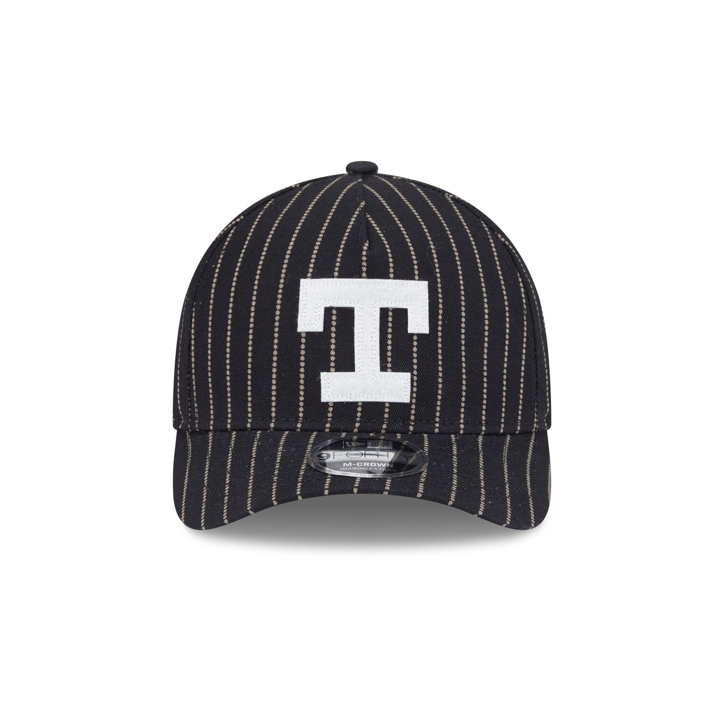 Texas Rangers Dotted Pinstripe 9FORTY M-Crown A-Frame Adjustable Hat