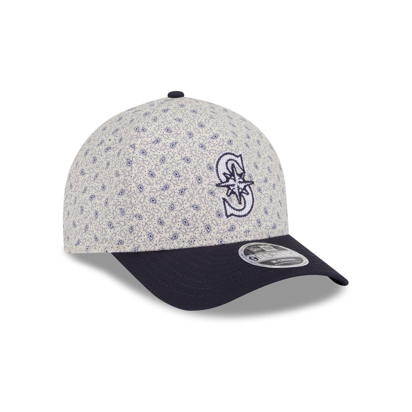 Seattle Mariners Micro Print 9FORTY M-Crown A-Frame Adjustable Hat
