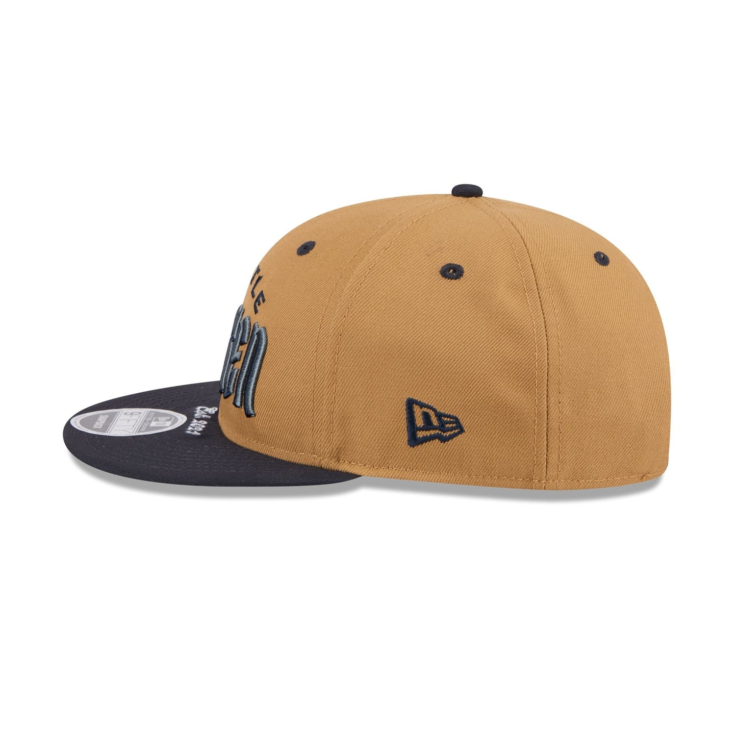 Seattle Kraken Wheat Retro Crown 9FIFTY Snapback Hat