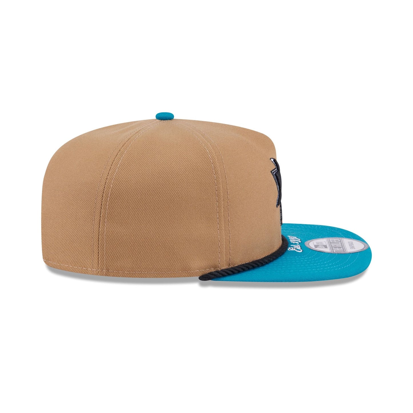 San Jose Sharks Khaki Rope Golfer Hat