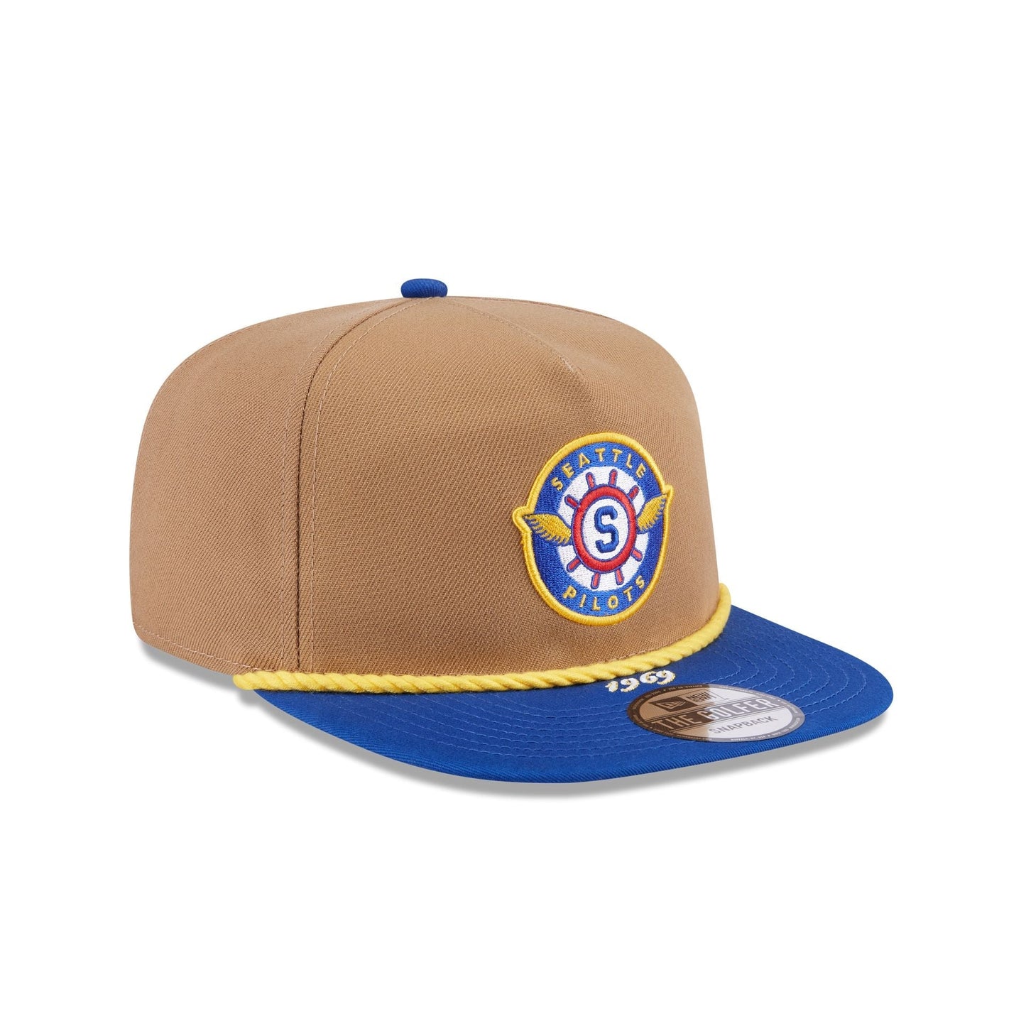 Seattle Pilots Khaki Rope Golfer Hat